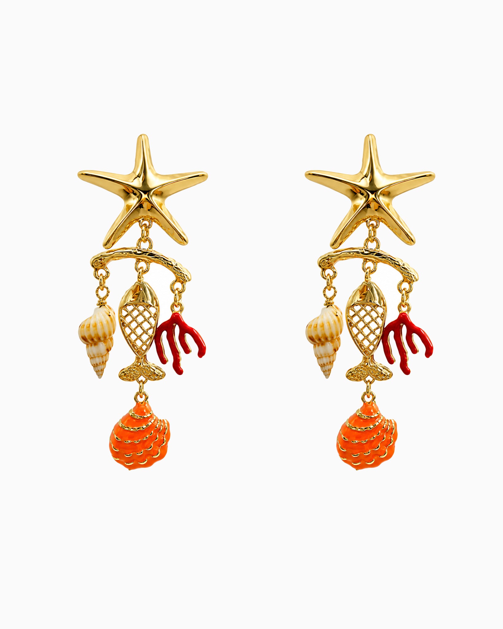 Coastal Under the Sea Charm Earrings
