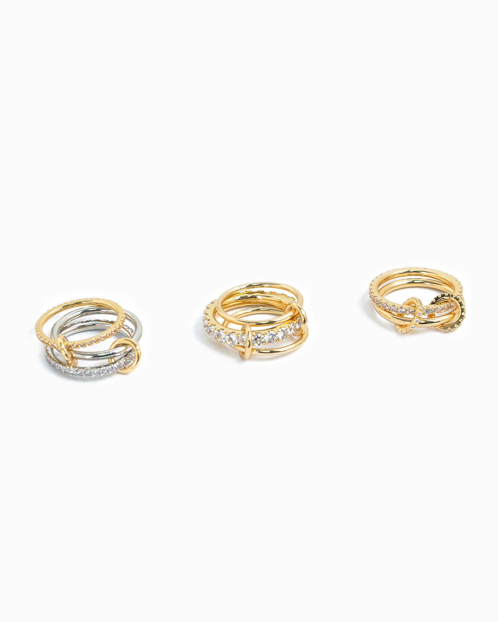 Classic Bold Pave Crossover Ring-4