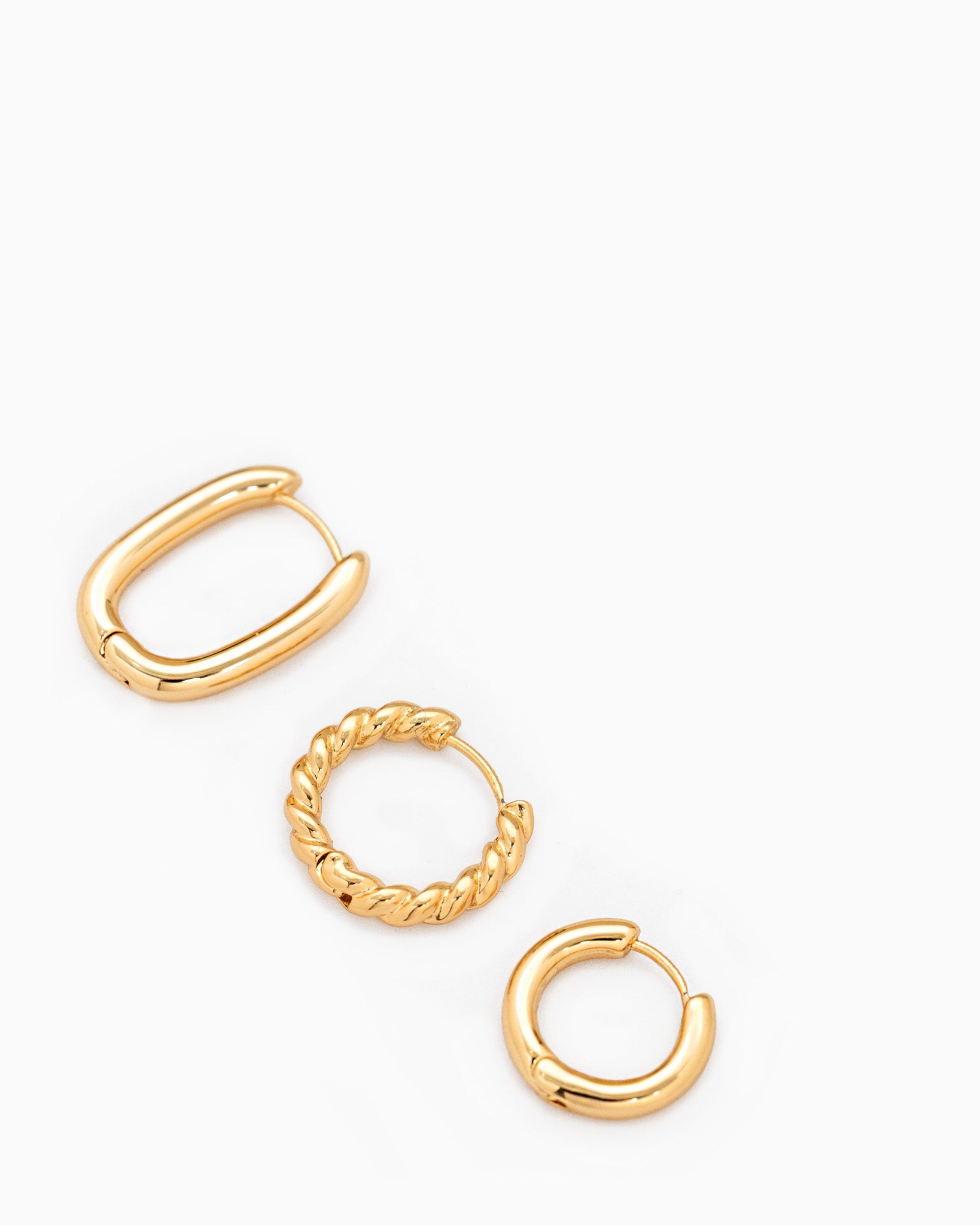 Minimal Hoop Earring Variety Set