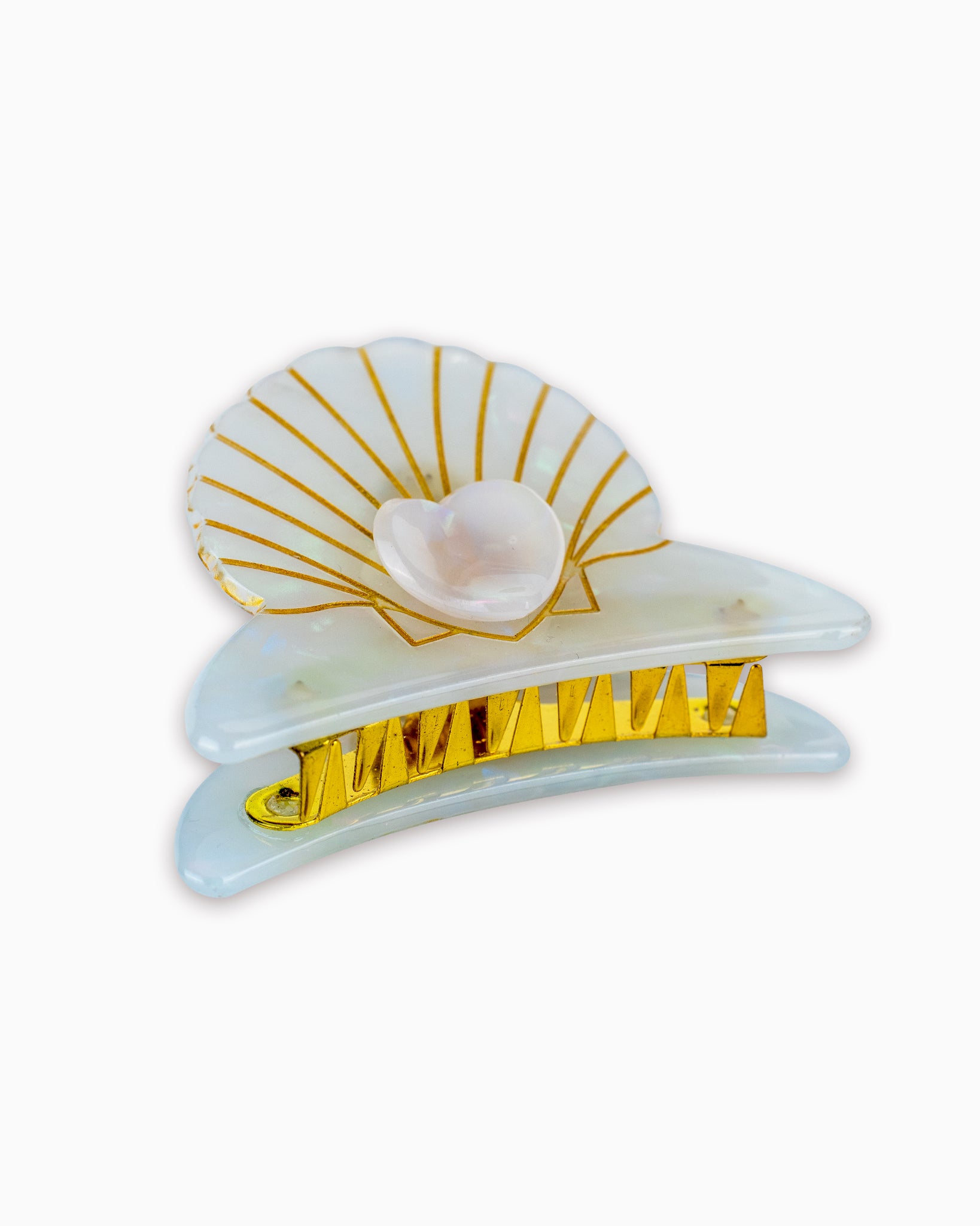 Beach Mermaid Seashell Hair Claw Clip