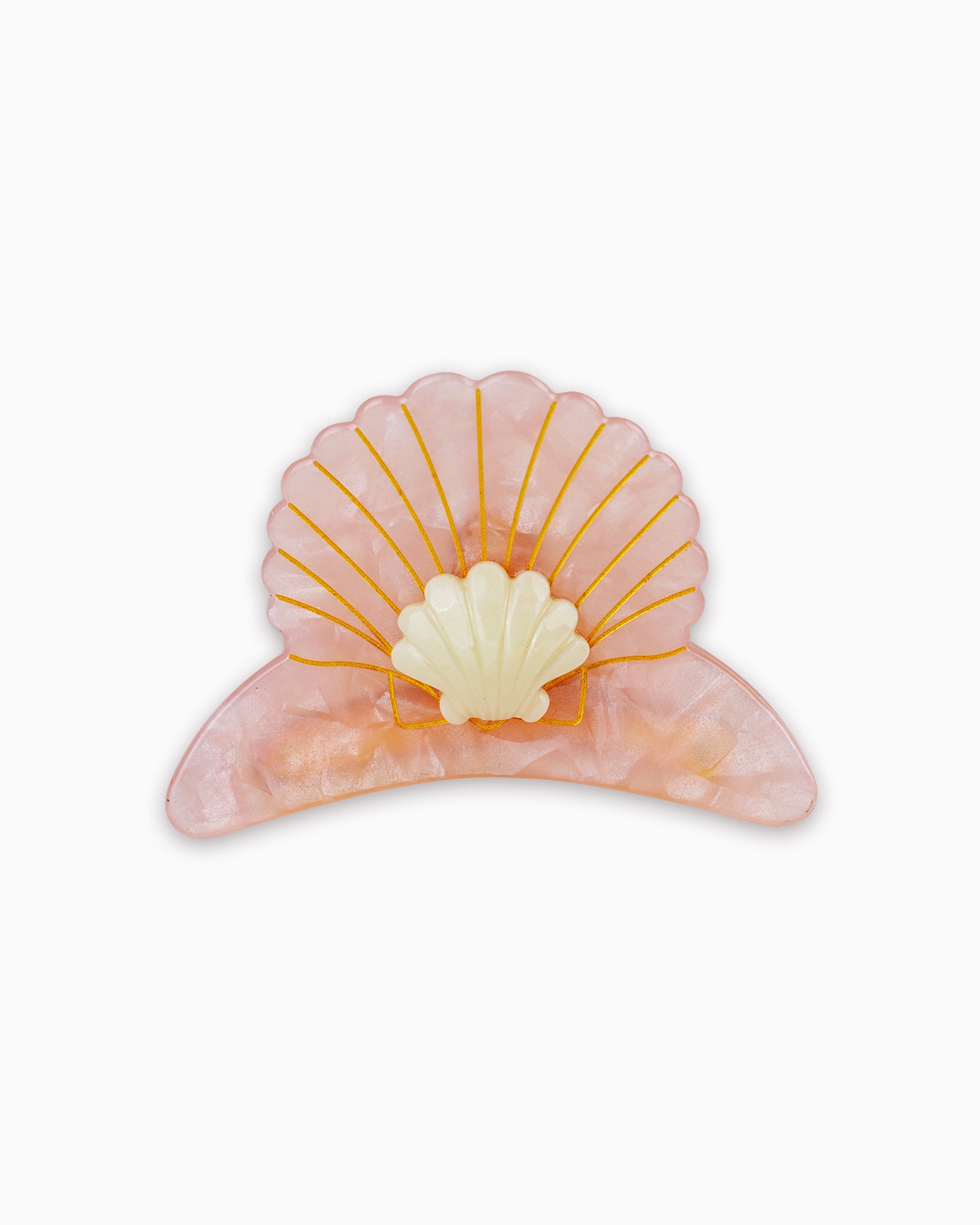 Beach Mermaid Seashell Hair Claw Clip-5