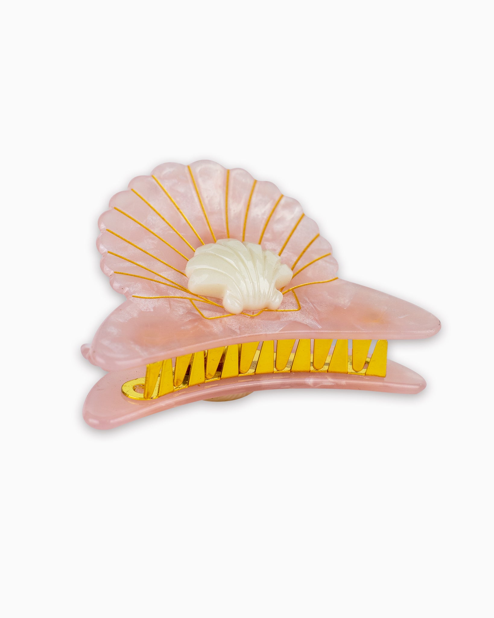 Beach Mermaid Seashell Hair Claw Clip-4
