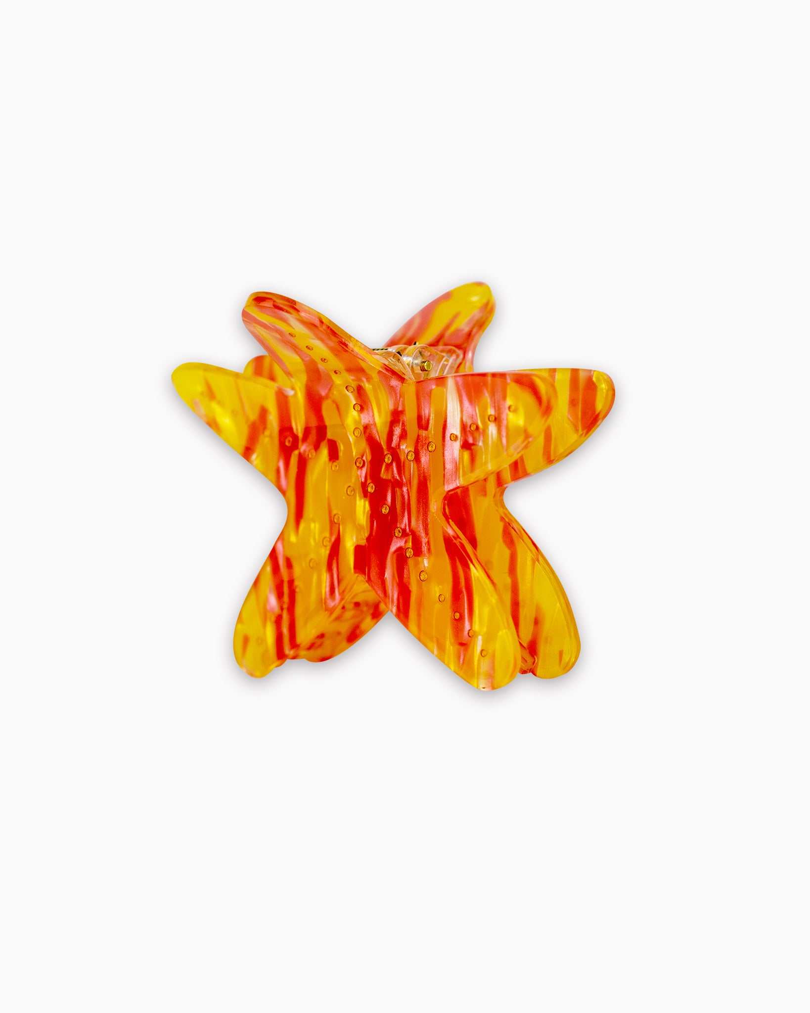 Beach Starfish Tropical Resin Hair Clip-3