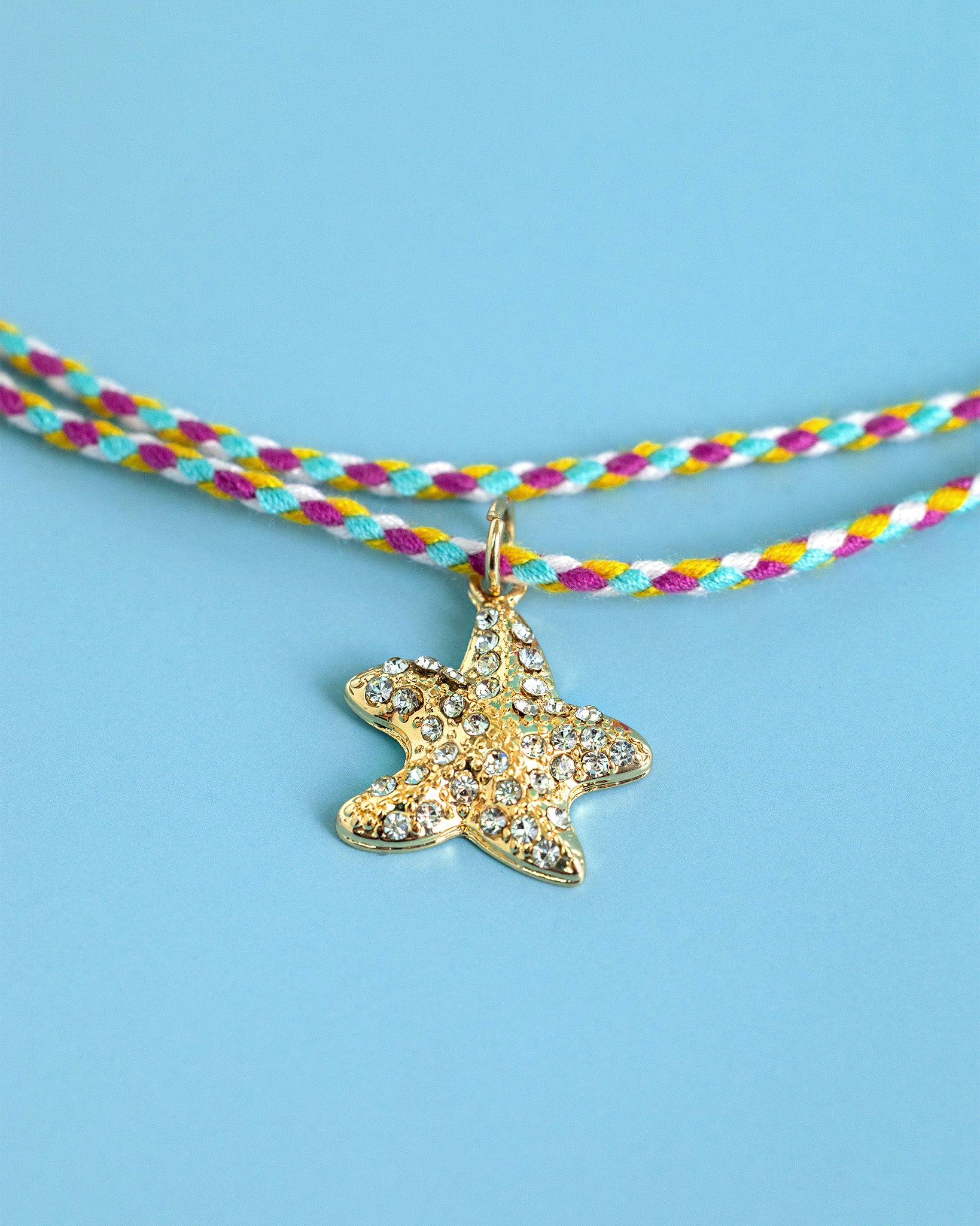 Wish Upon a Starfish Double Wrap Necklace