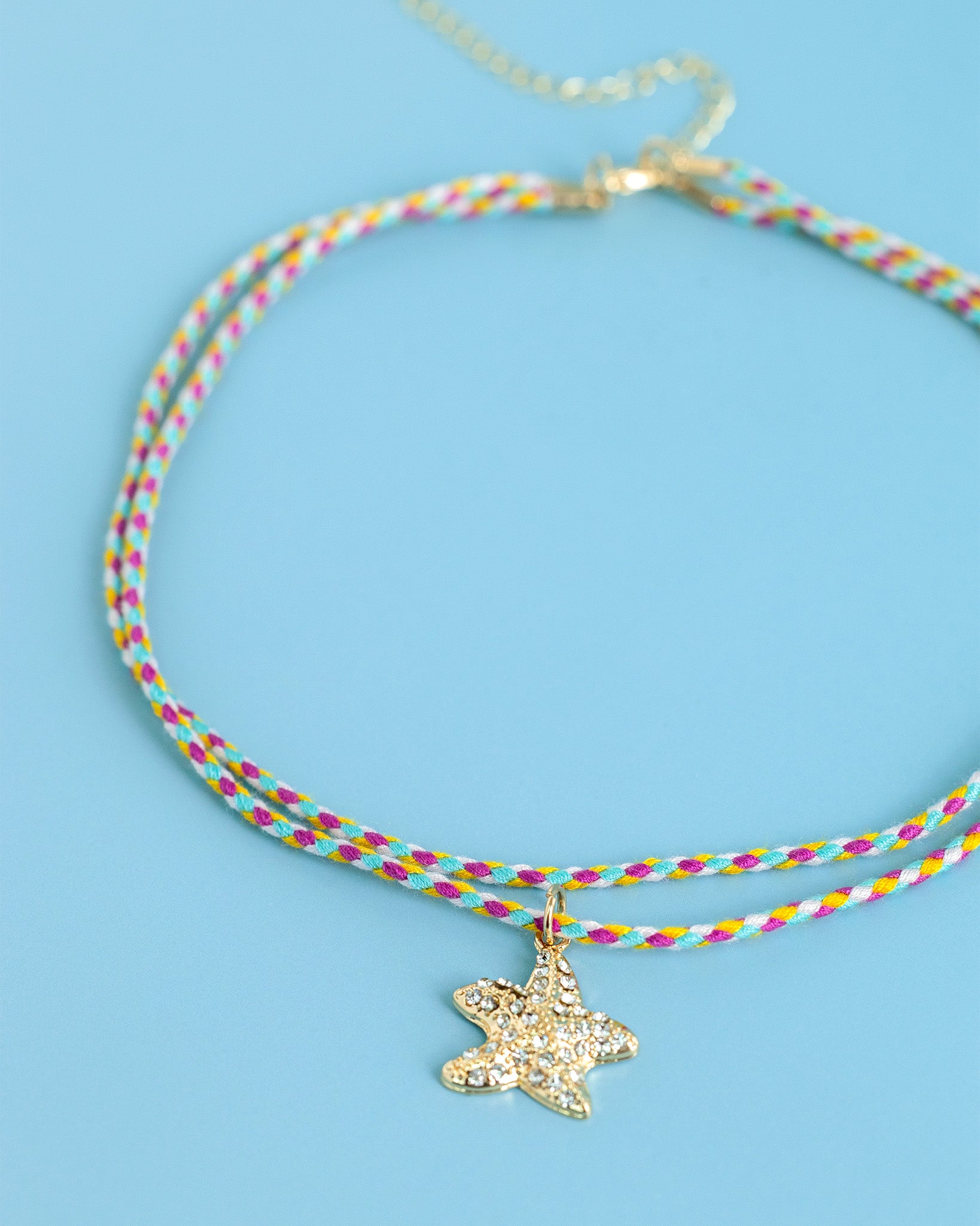 Wish Upon a Starfish Double Wrap Necklace
