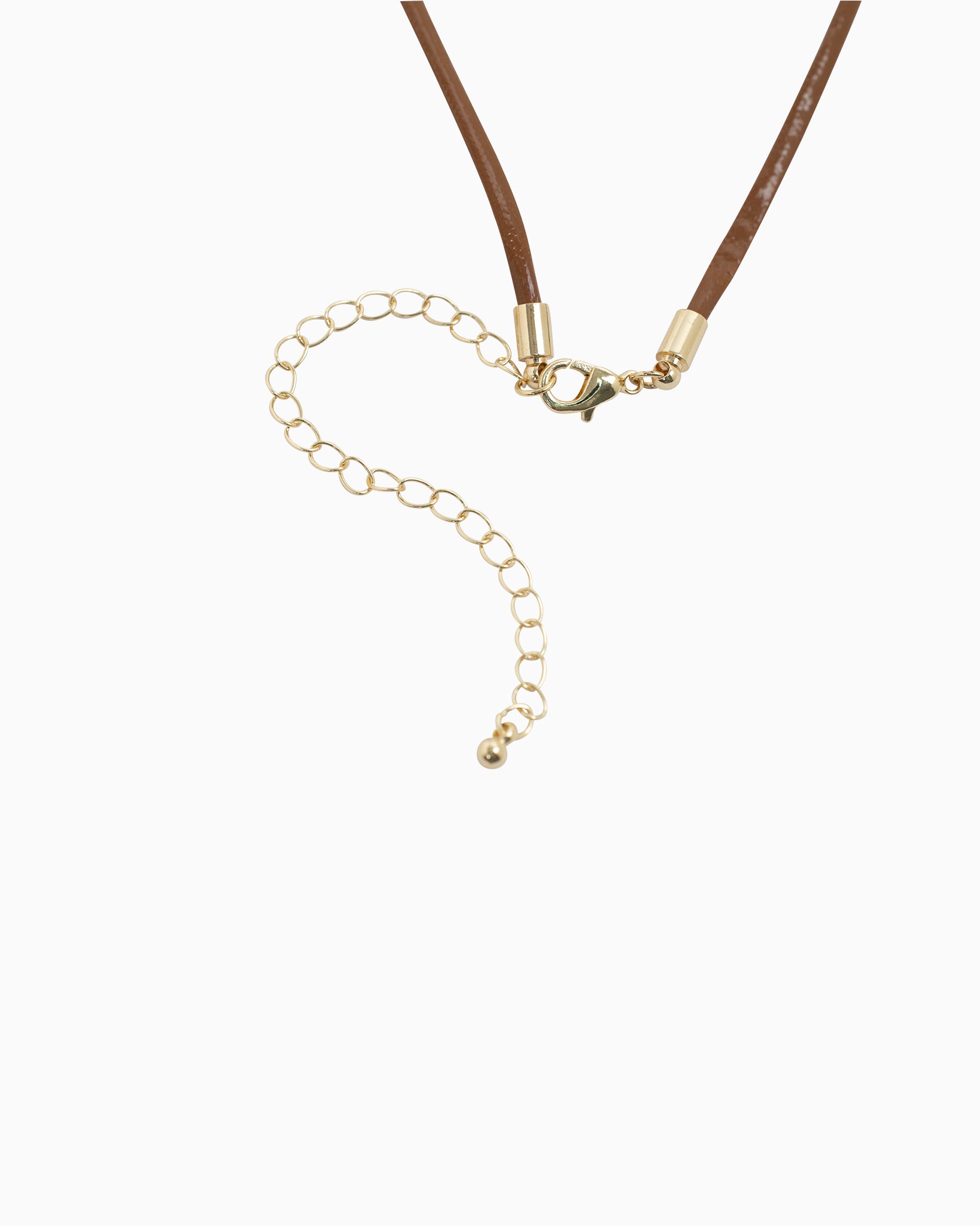 Beach Mode Coastal Mermaid Treasure Mix Charm Cord Necklace-3
