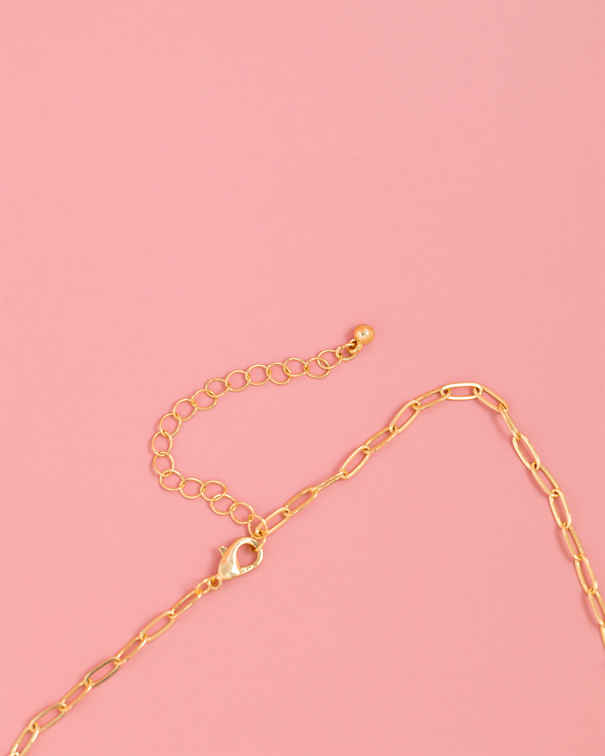 Valentine Layered Blush Marble Love Heart Bead Necklace-3