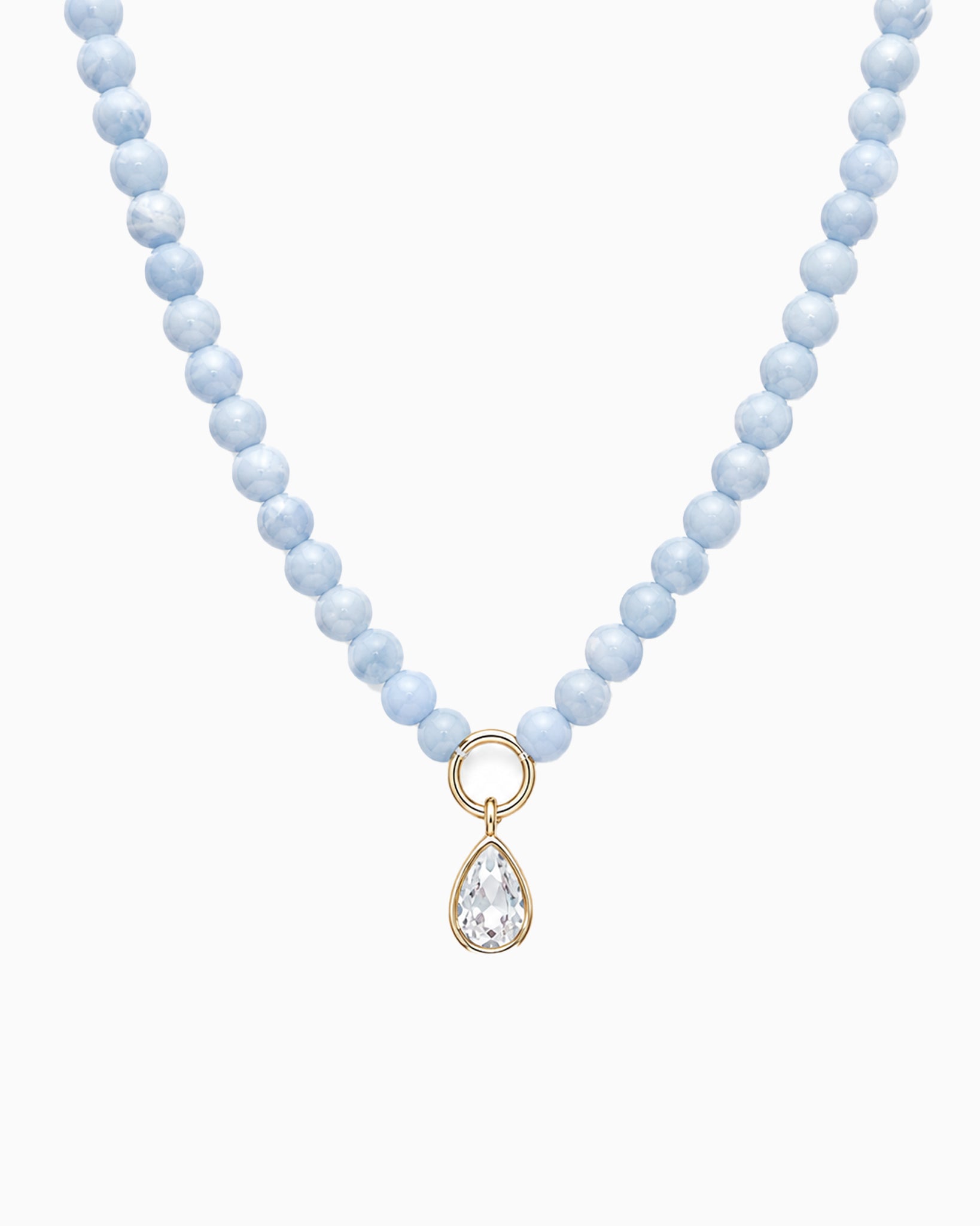 Marble Pastel necklace - Blue