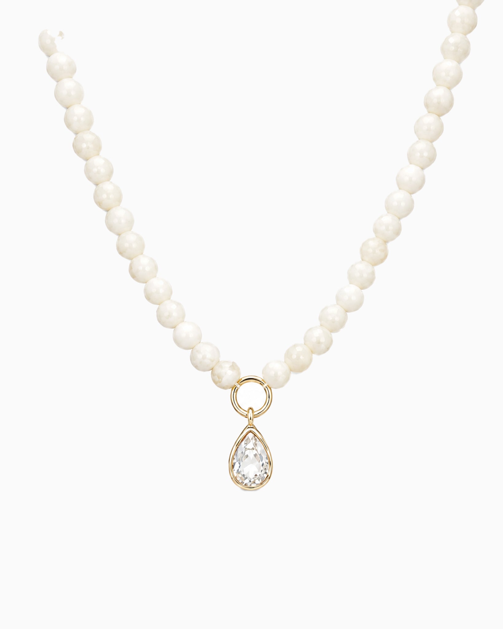Marble Pastel necklace - Ivory