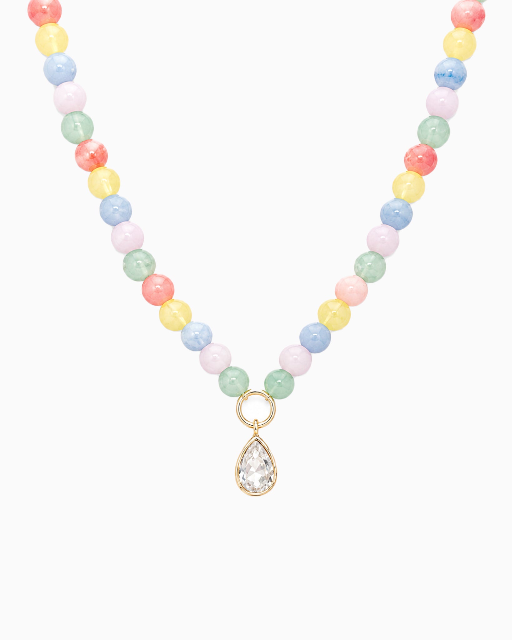 Marble Pastel necklace - Pink