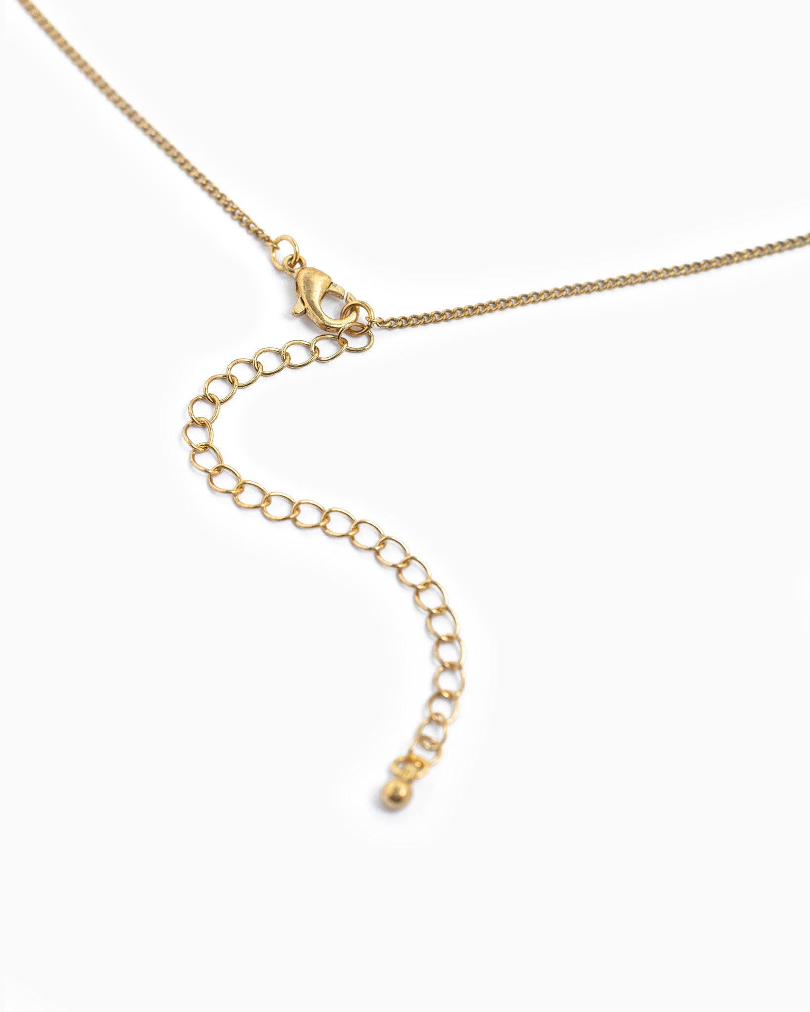 Antique Angel Ceramic Ball Pearl Necklace