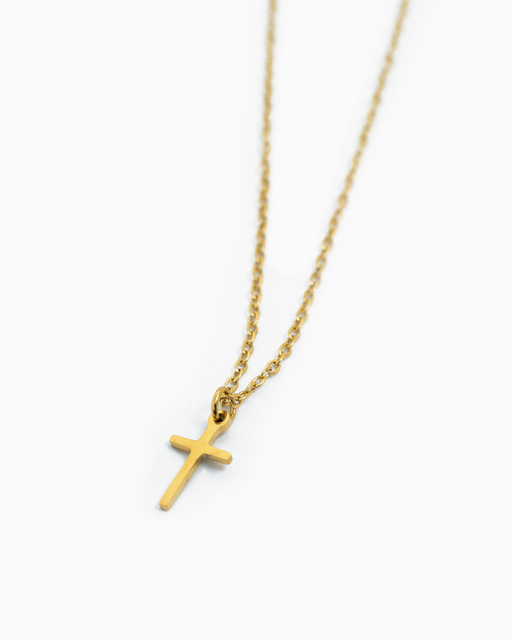 Stainless Classic Cross Pendant Necklace