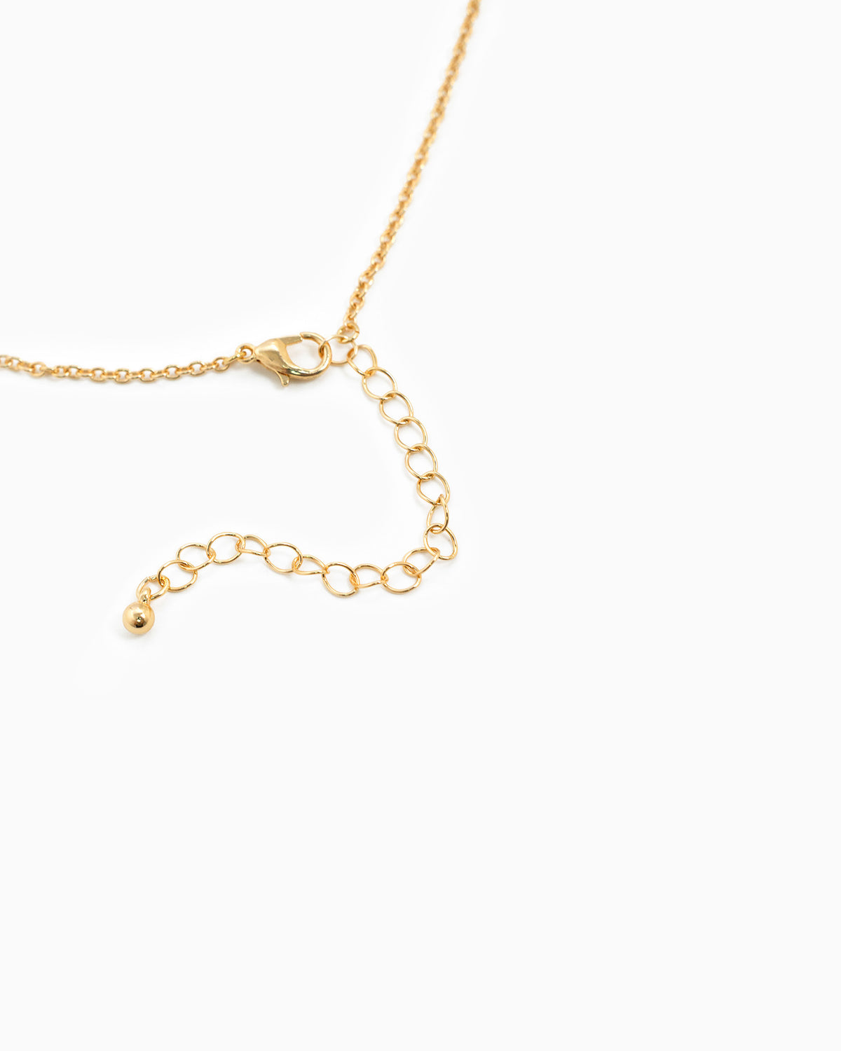 Square Semi Precious Stone Necklace-3