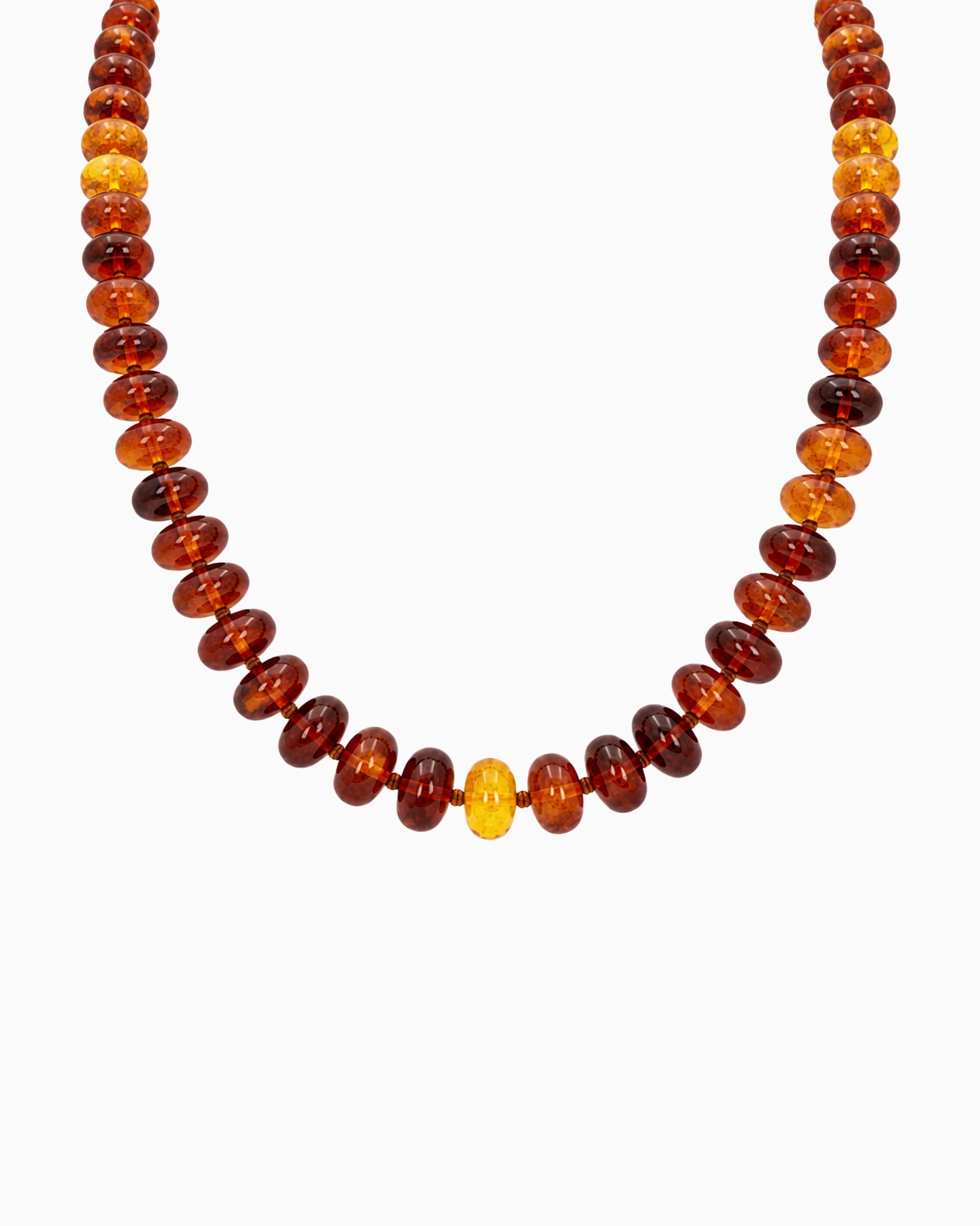 Autumn Marble Seed Necklace-3