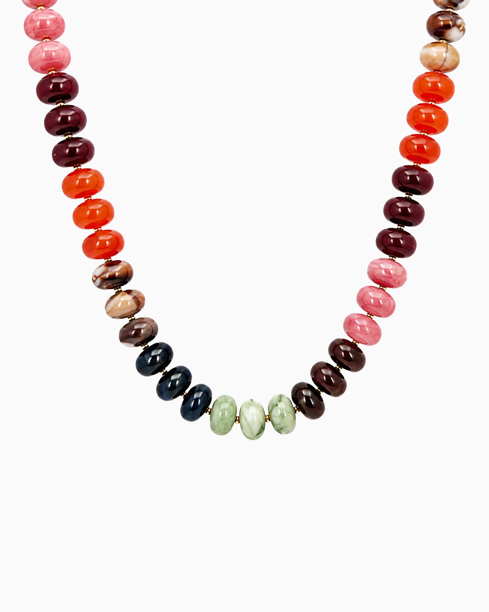 Autumn Marble Seed Necklace-6