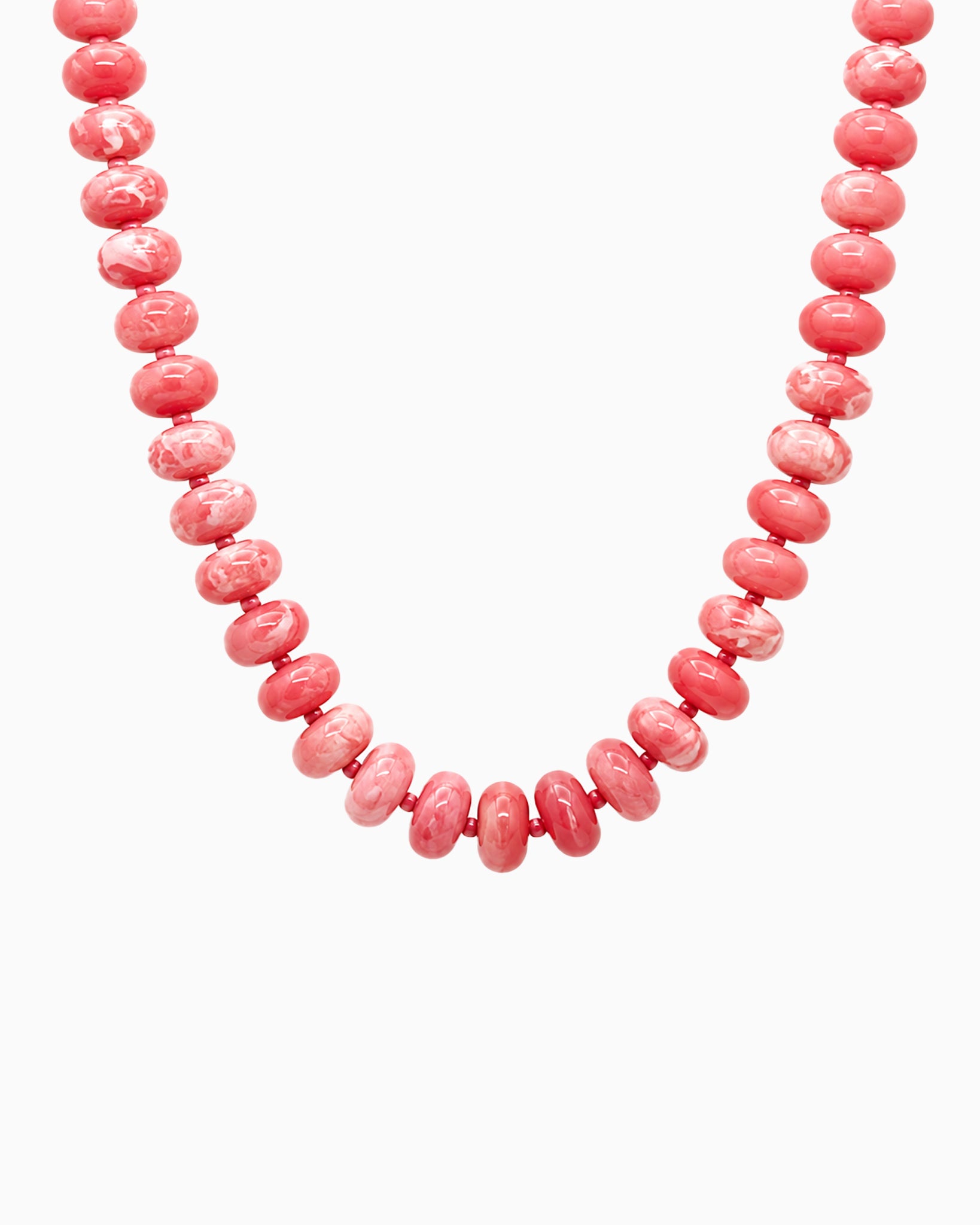 Autumn Marble Seed Necklace-5