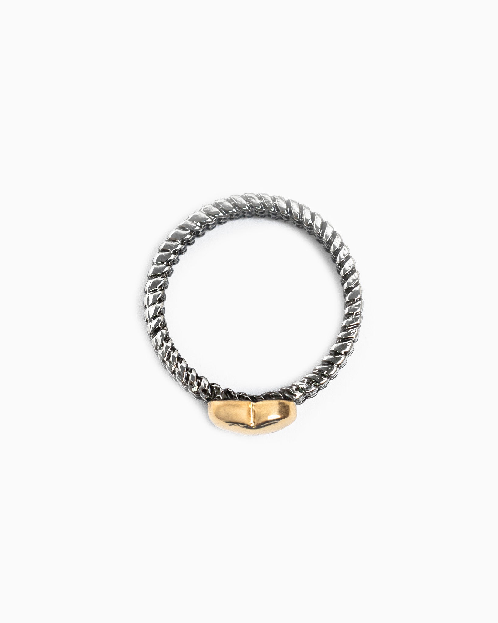 Puff Heart Rope Multi Ring