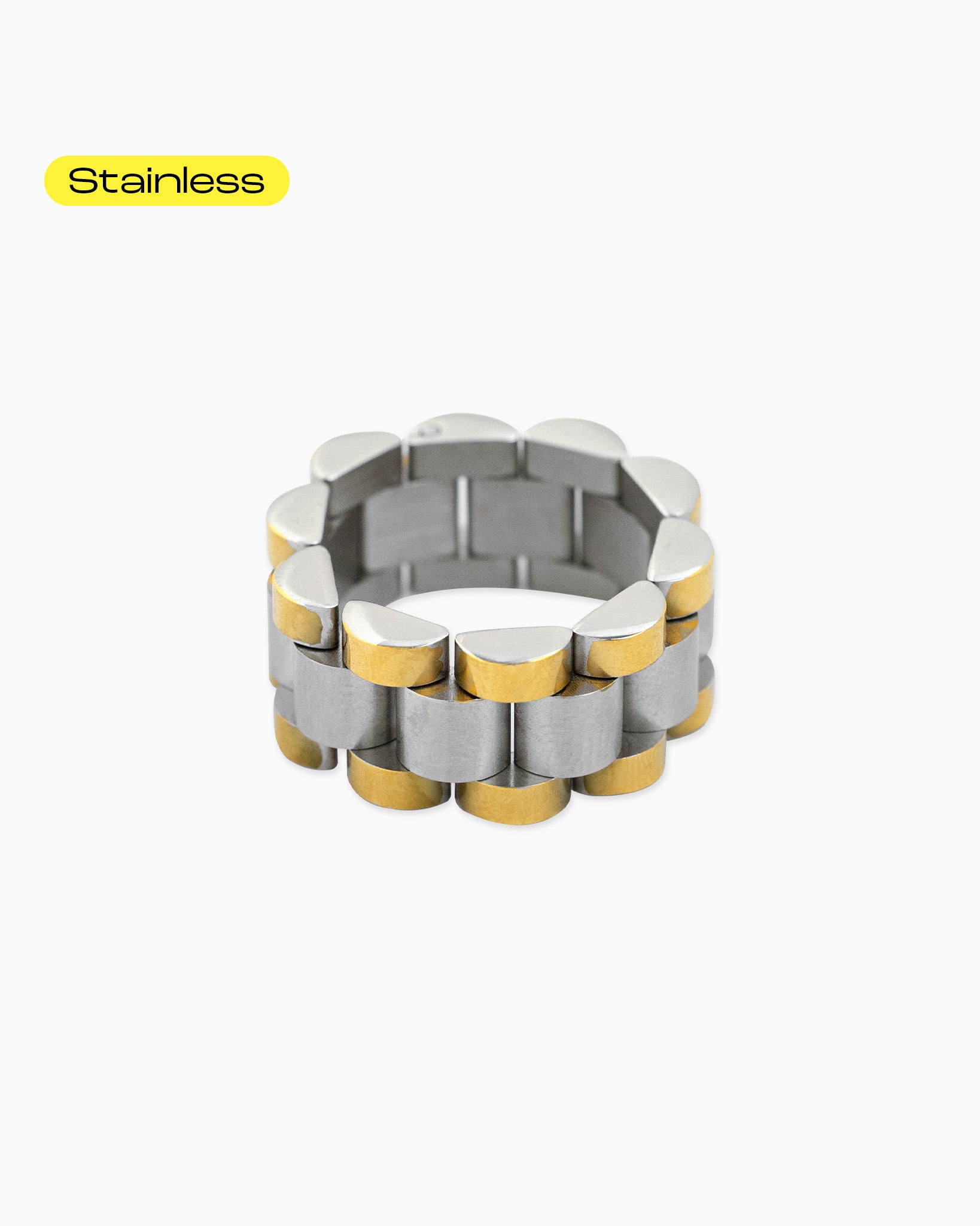 Stainless Watch Band Ring