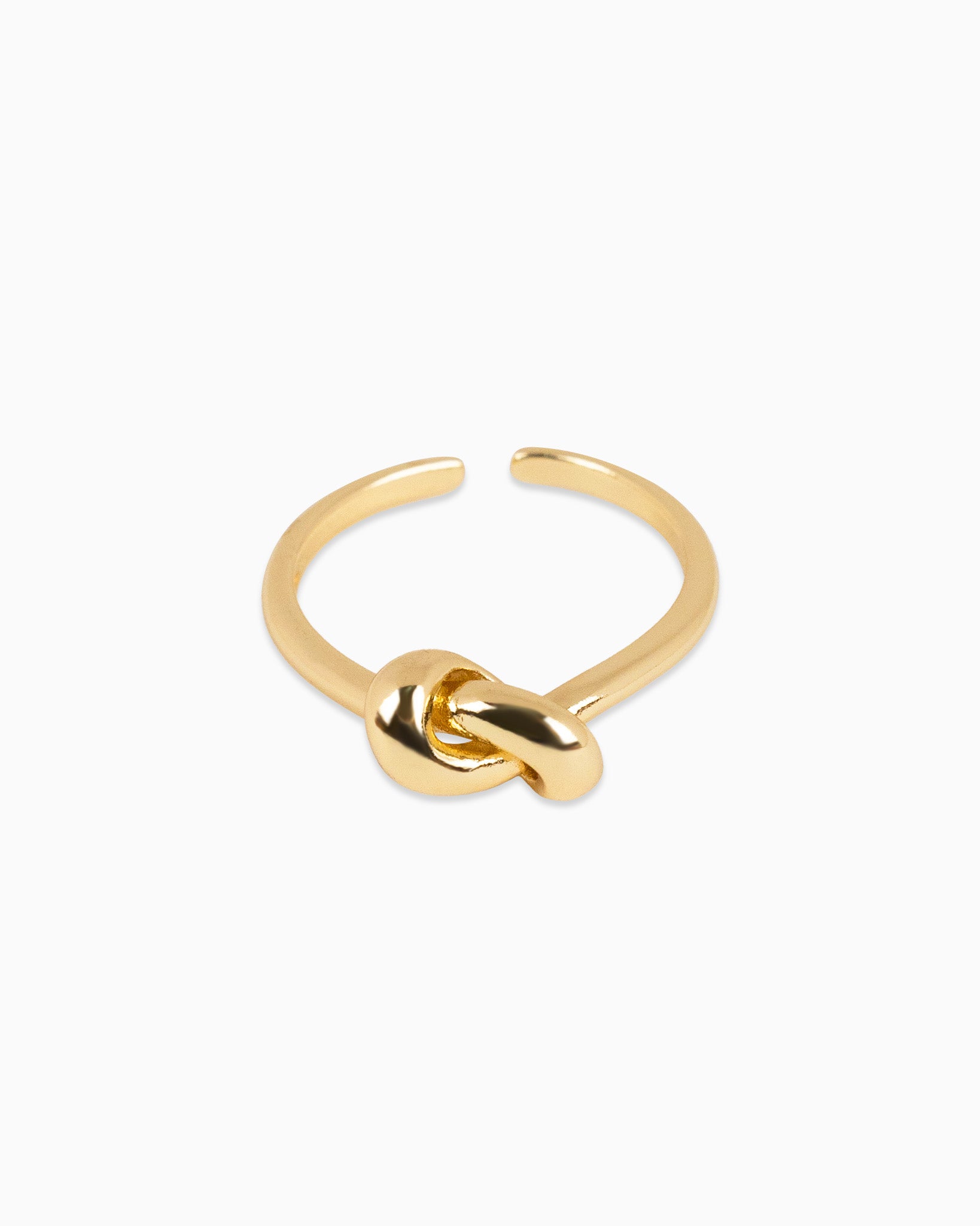 Bold Knot Line Adjustable Ring