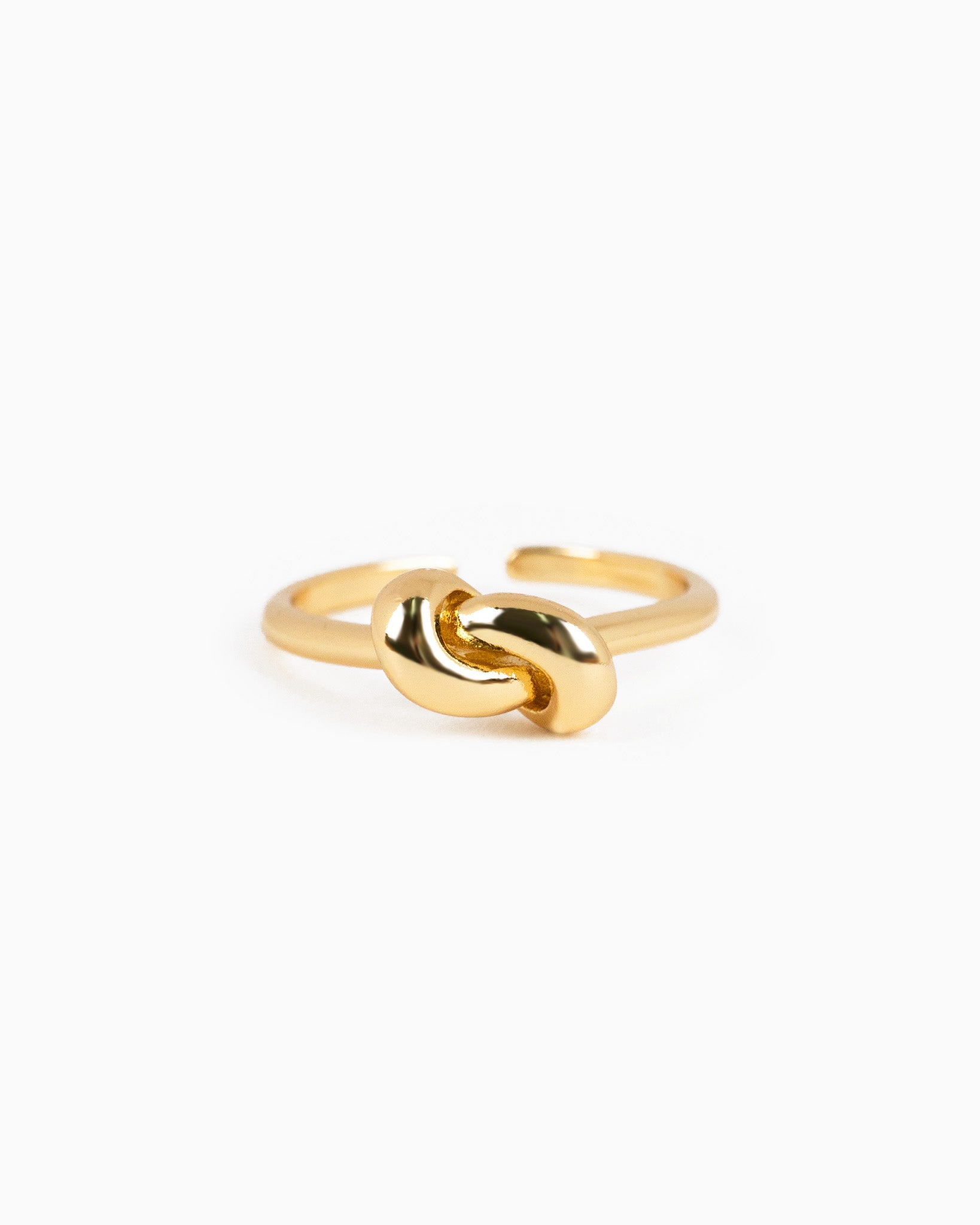 Bold Knot Line Adjustable Ring