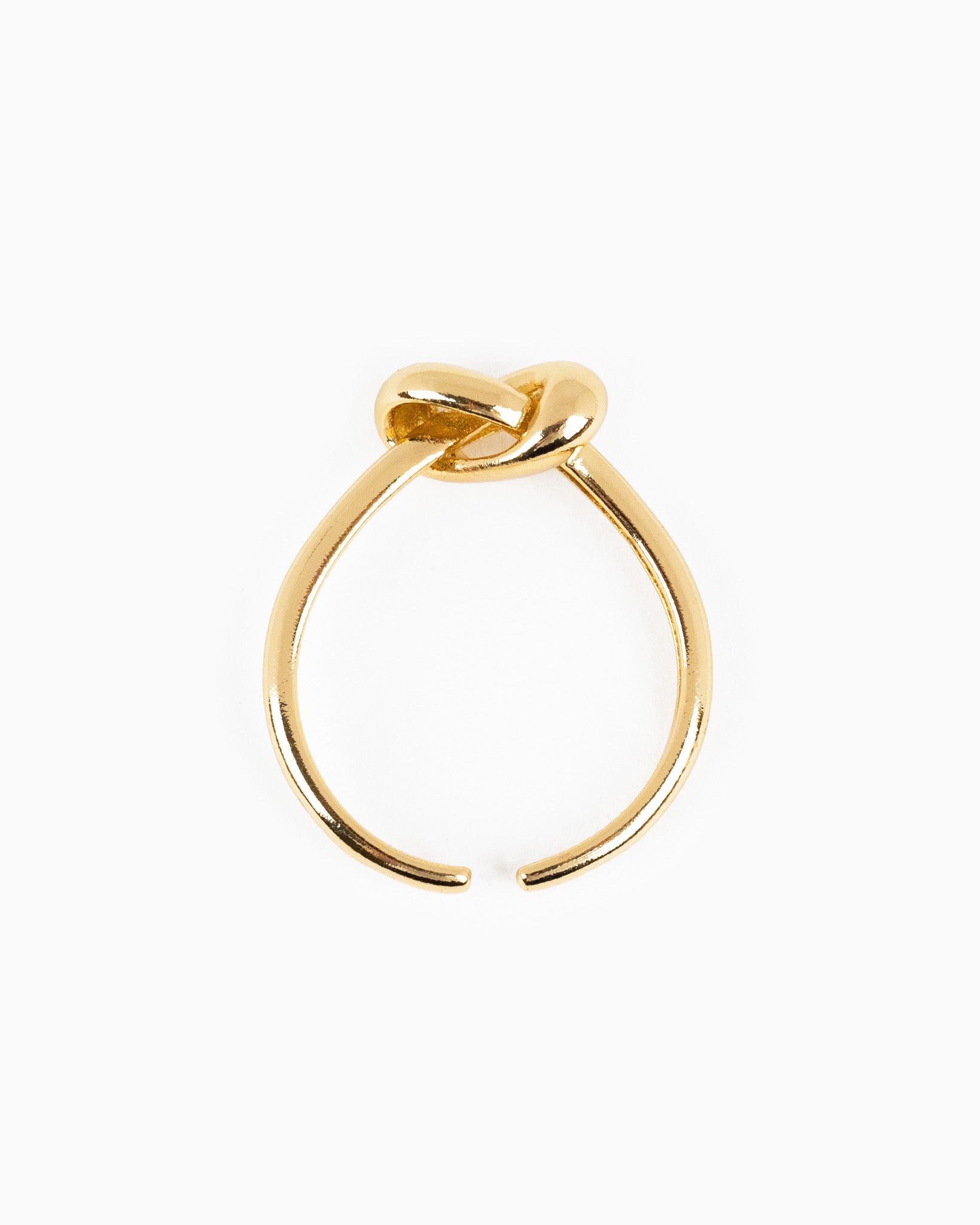 Bold Knot Line Adjustable Ring