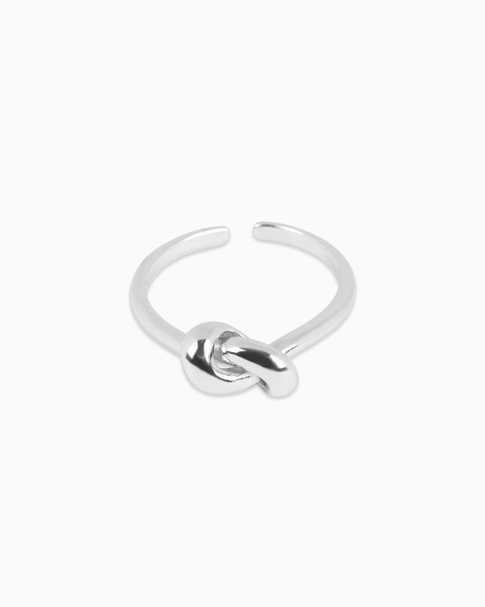 Bold Knot Line Adjustable Ring