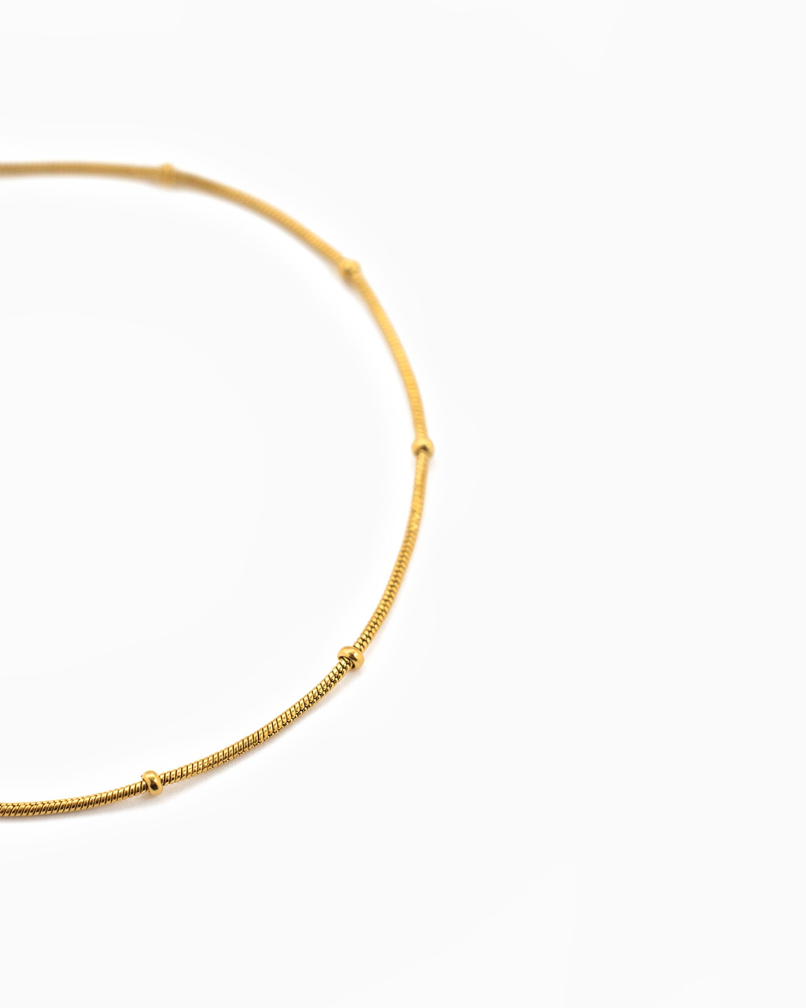 Stainless Ball Snake Chain Bracelet