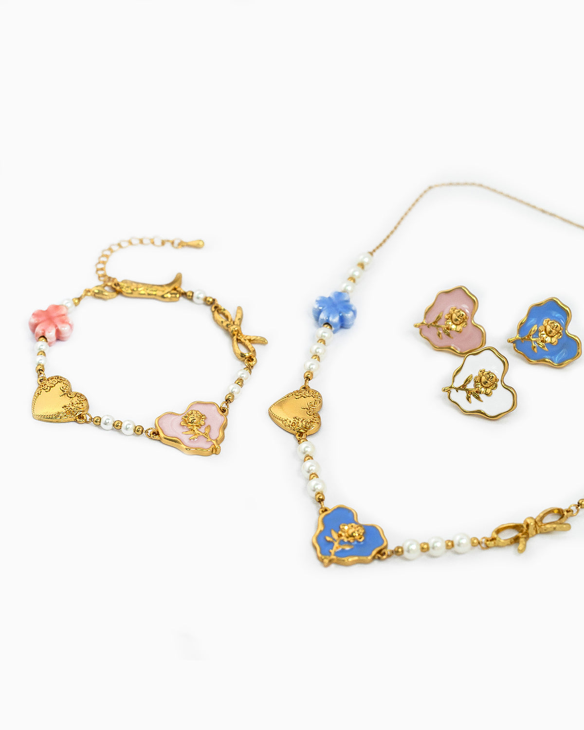 Once Upon a Rose Heart Western Bracelet-4