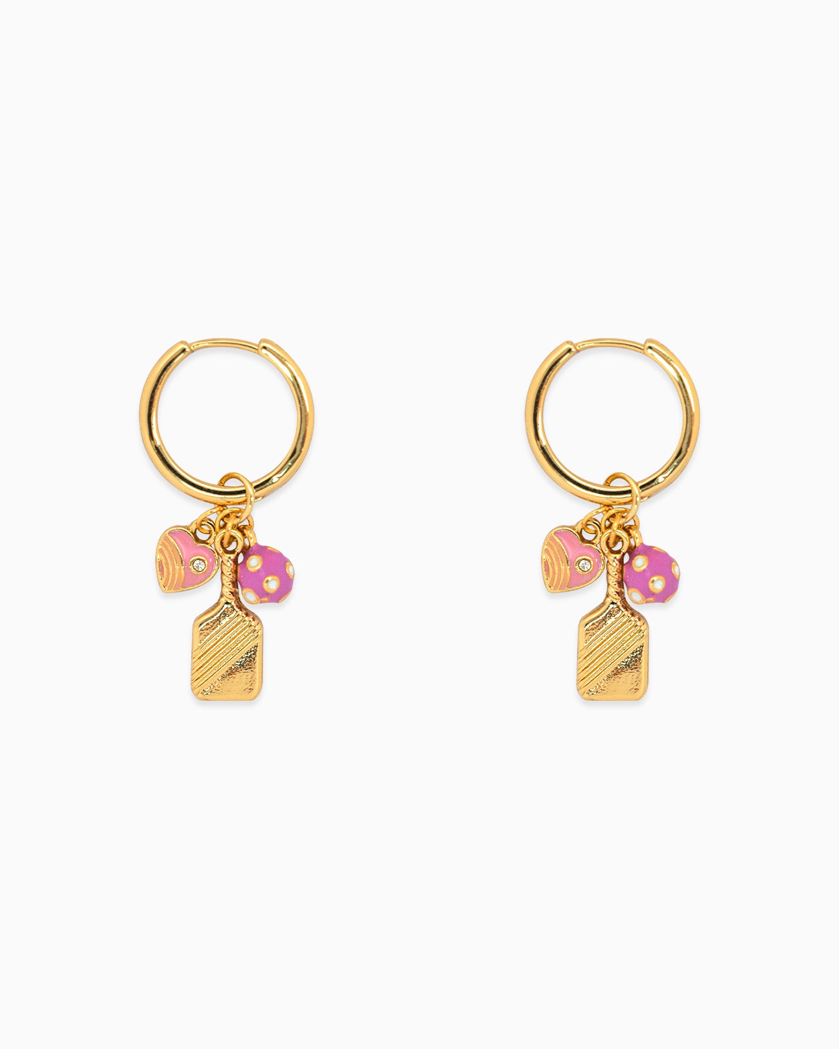 Gameday Sporty Cute Pickleball Earrings