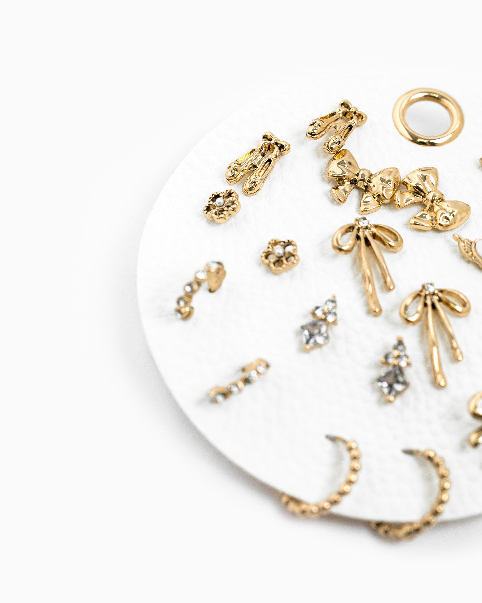 Antique Coquette Ballet Earrings Set of 10-3