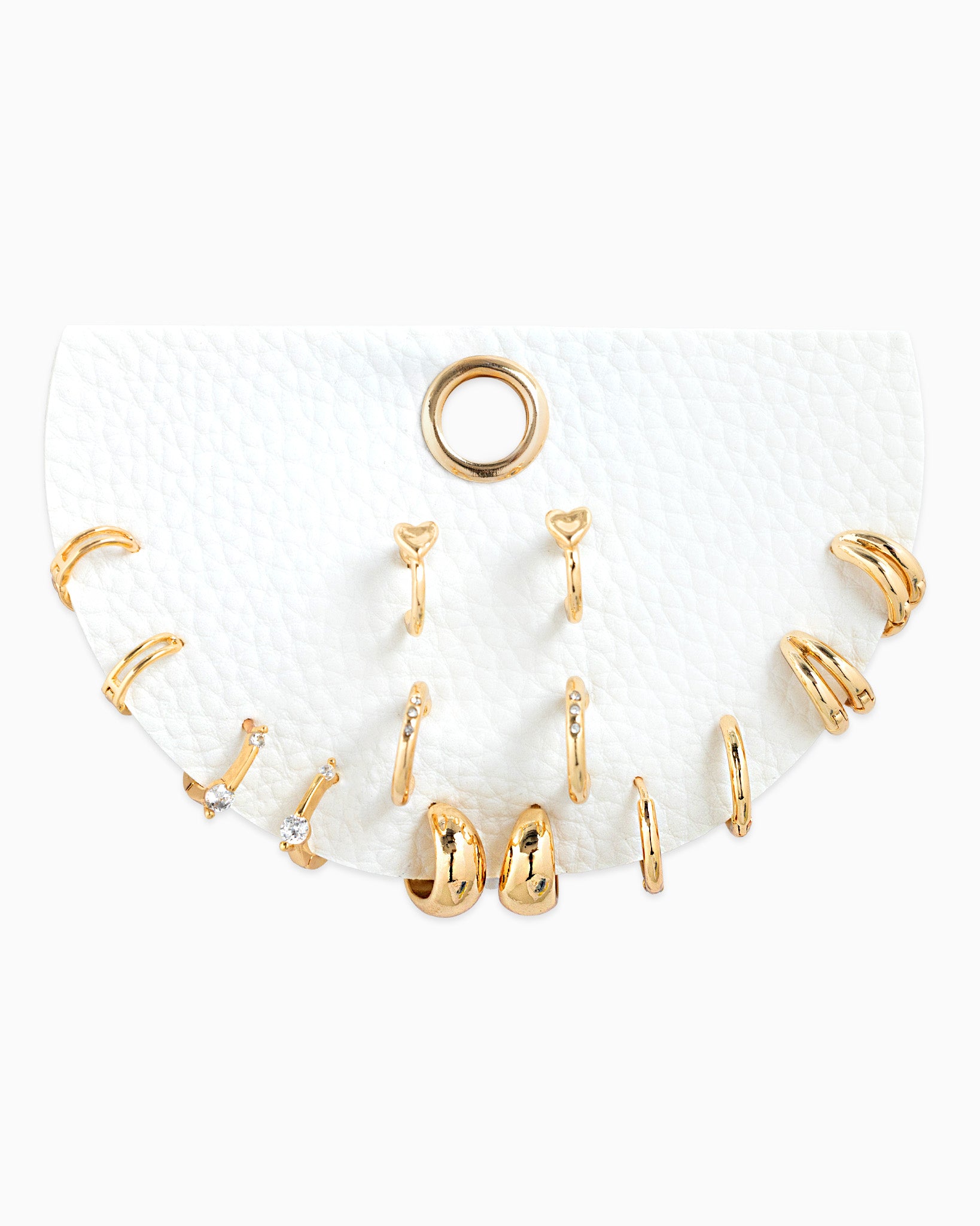 Dainty Huggie Hoop Variety Earring Set