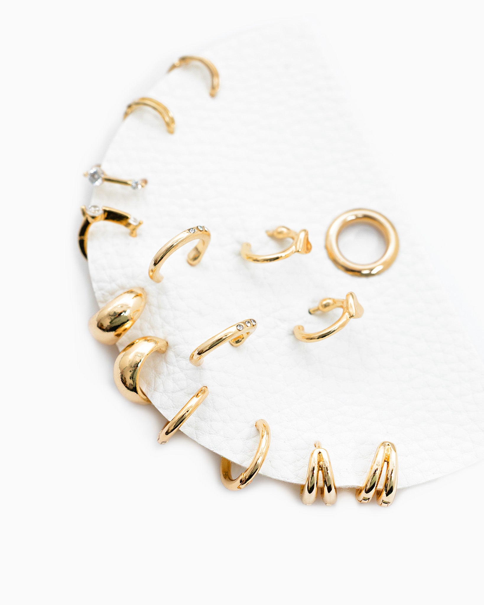 Dainty Huggie Hoop Variety Earring Set