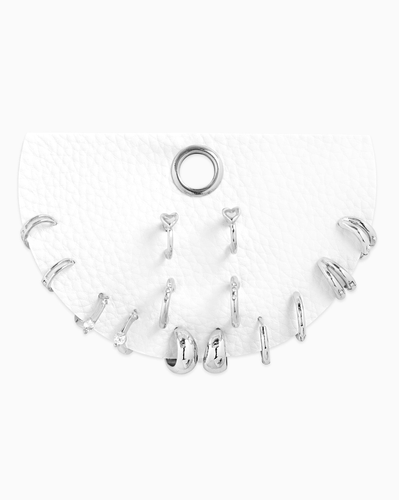 Dainty Huggie Hoop Variety Earring Set
