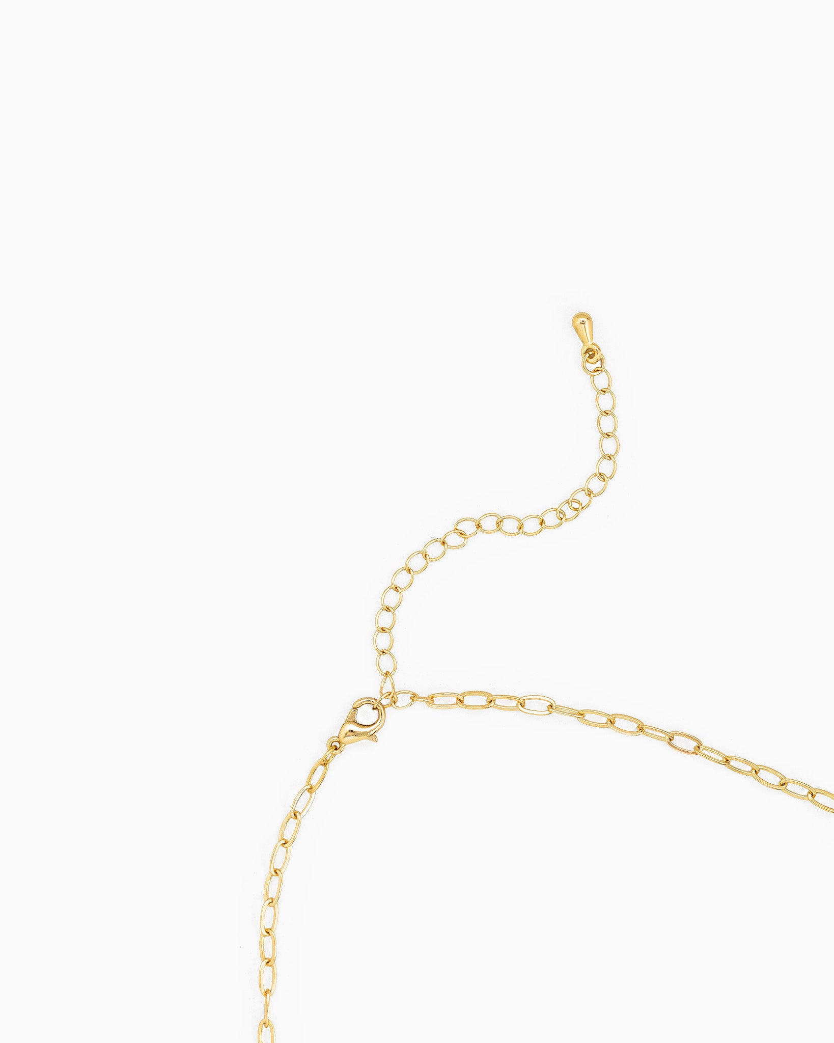 Dainty Triple Heart Charm Ring Pendant Necklace