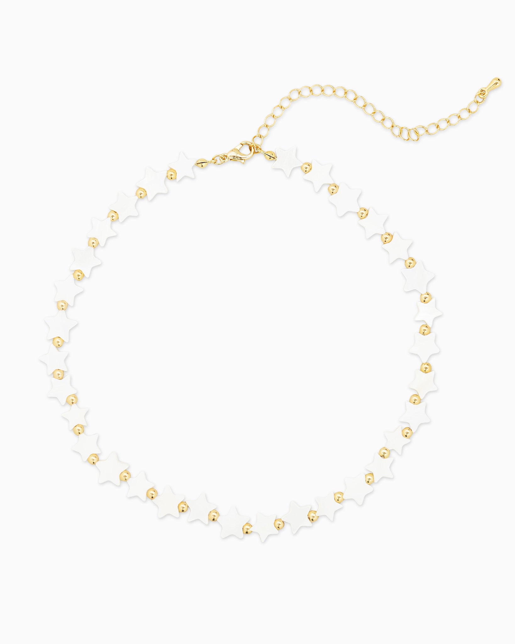 MOP Pearl Star Choker Necklace