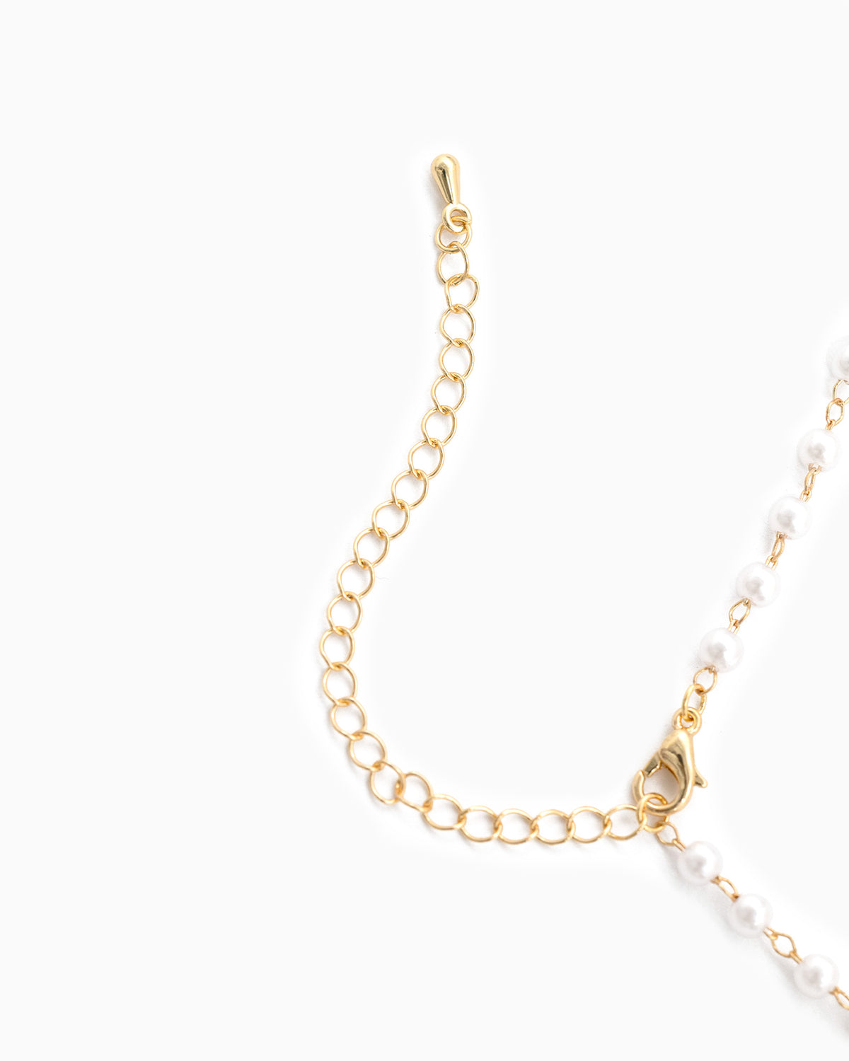 Americana Western Charm Pearl Chain Necklace
