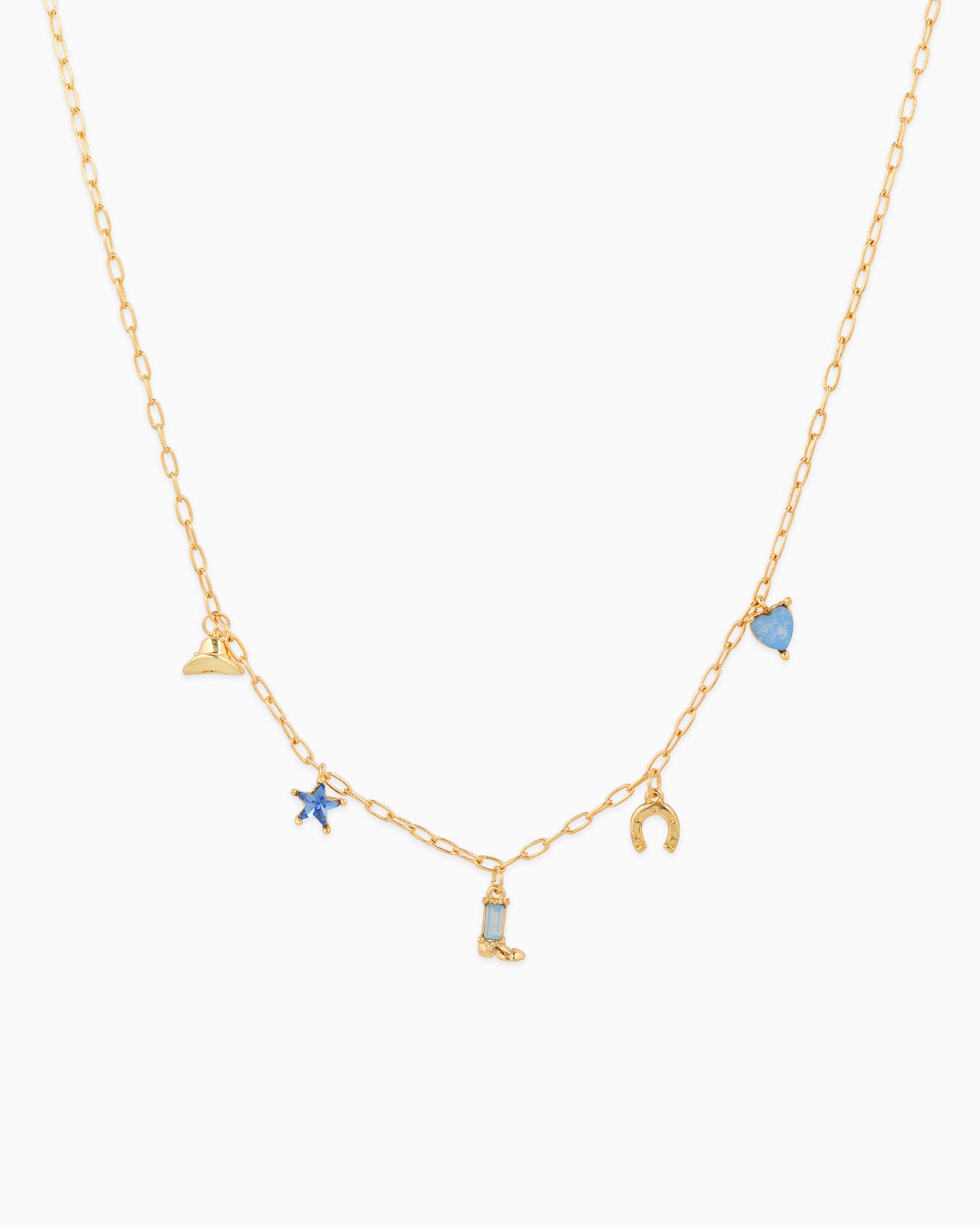 Pastel Champagne Color Western Necklace