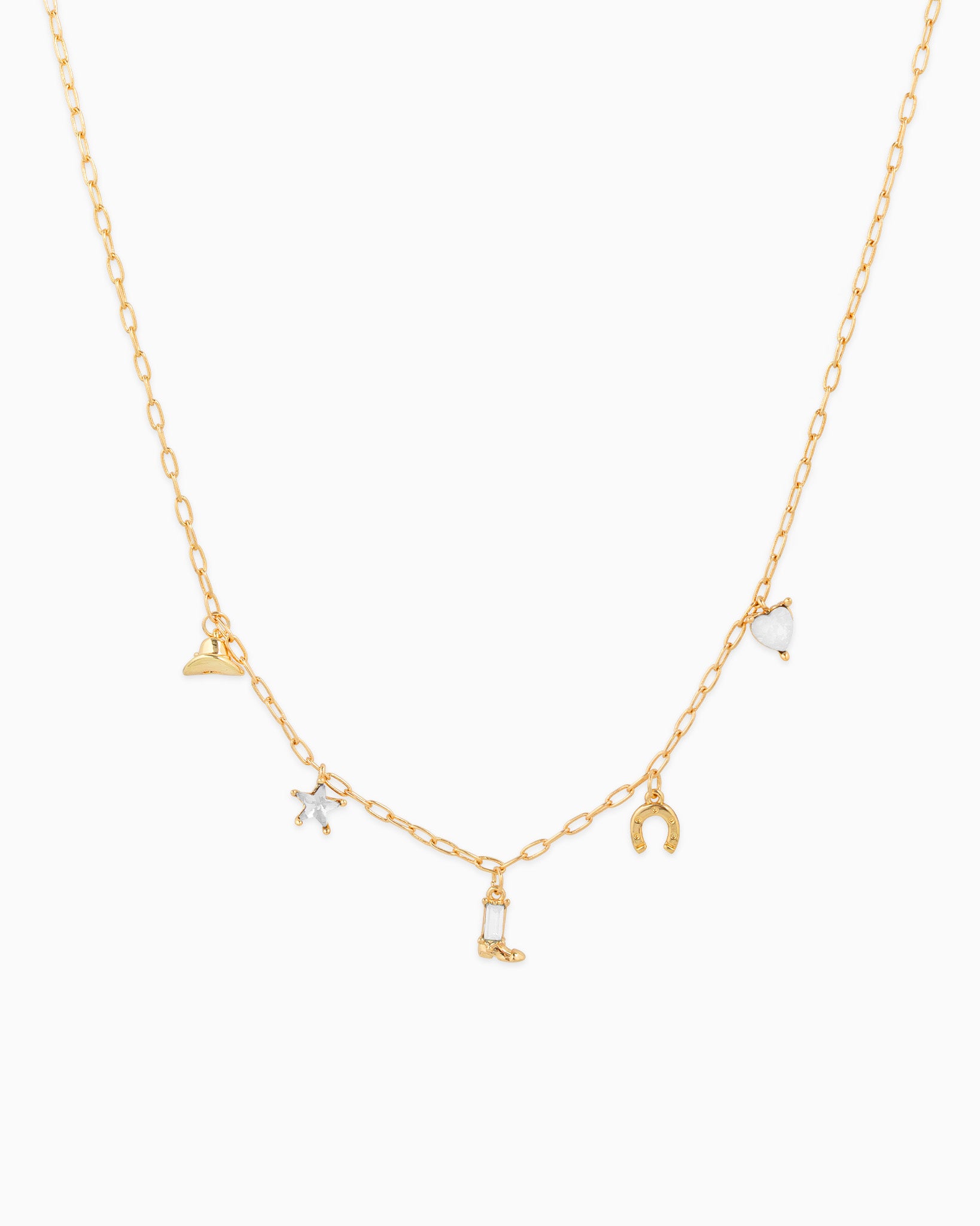 Pastel Champagne Color Western Necklace