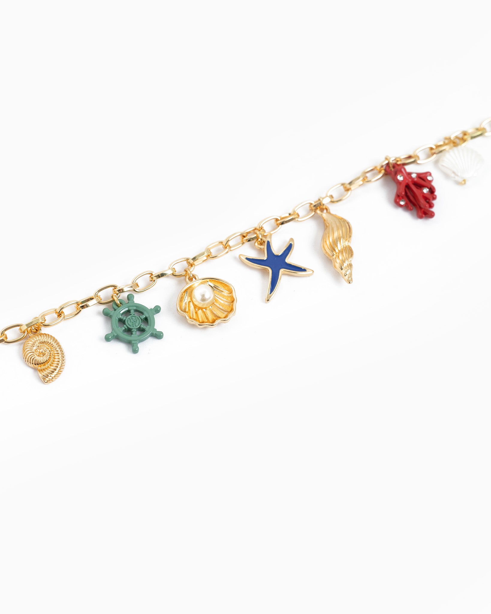 Under the Sea Life Multicolor Charm Bracelet