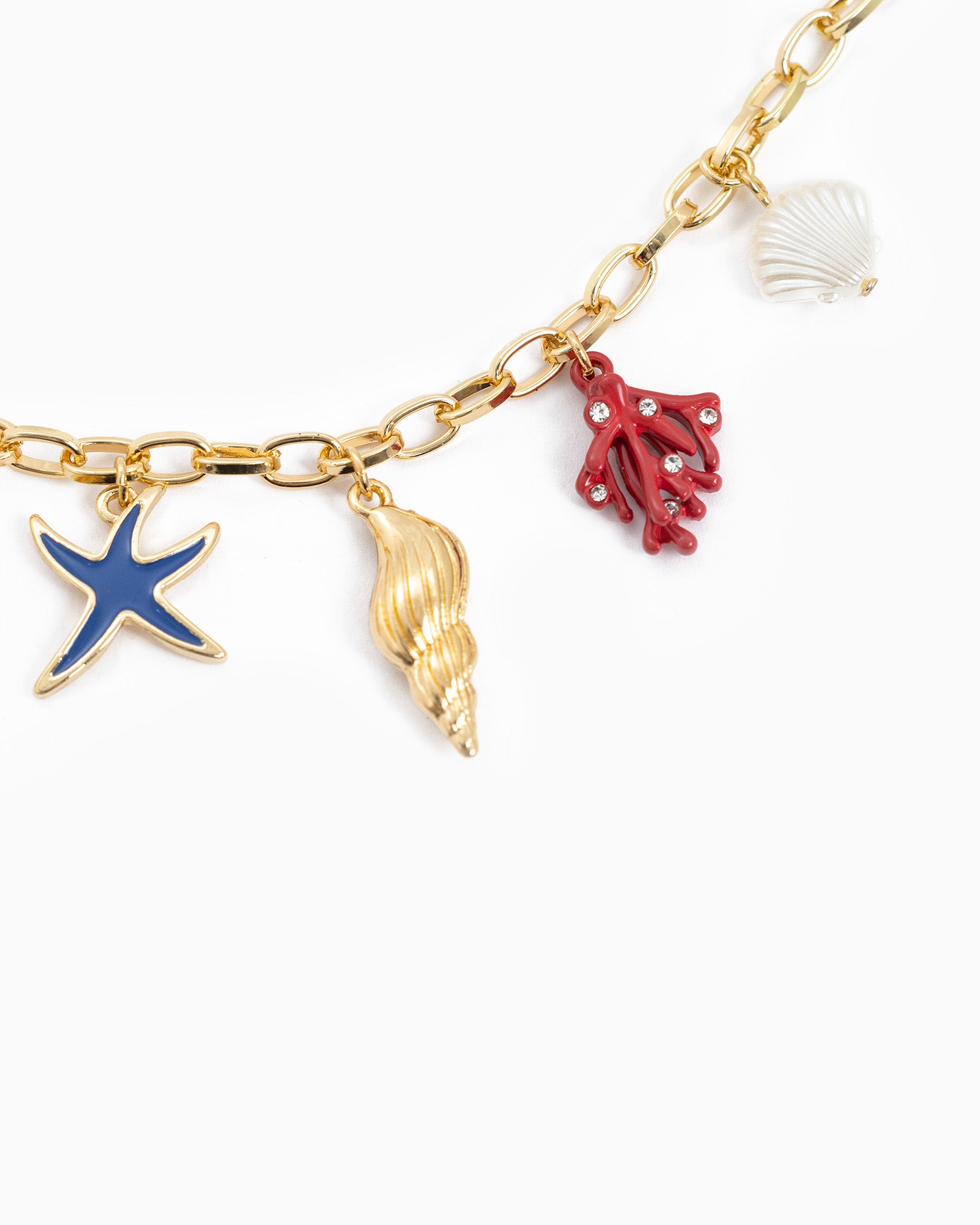 Under the Sea Life Multicolor Charm Bracelet
