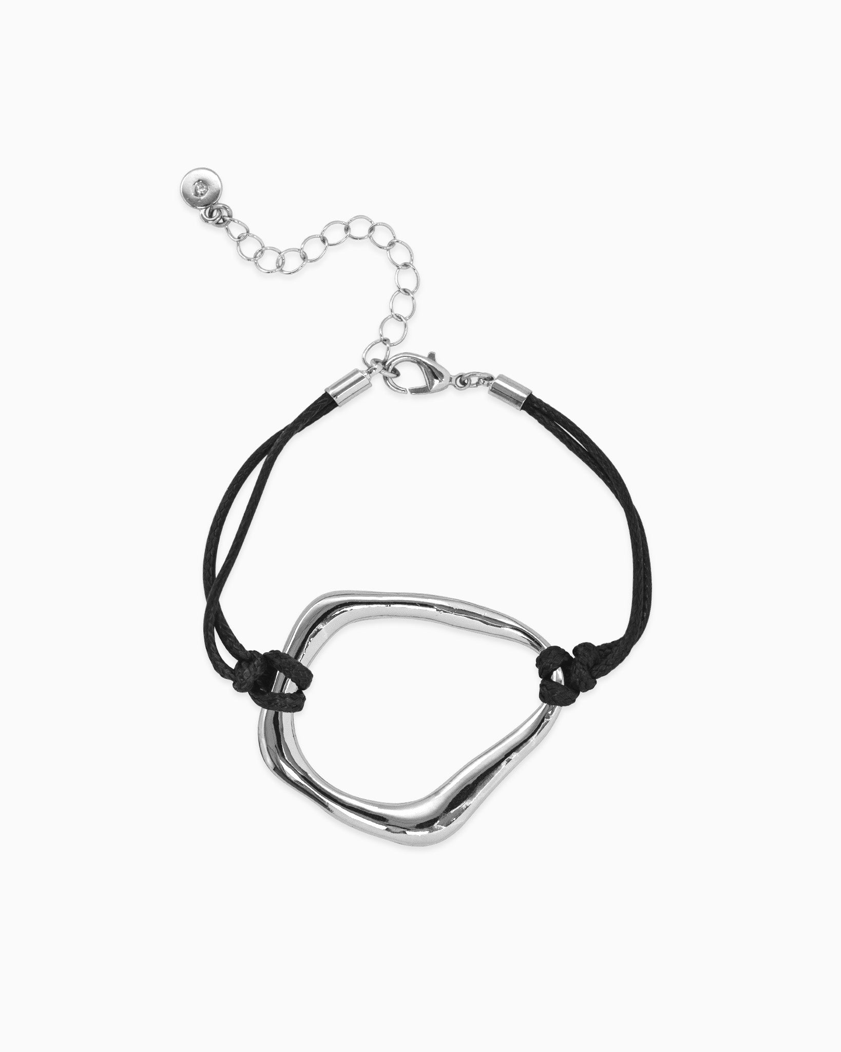 Abstract Wave Cord Bracelet