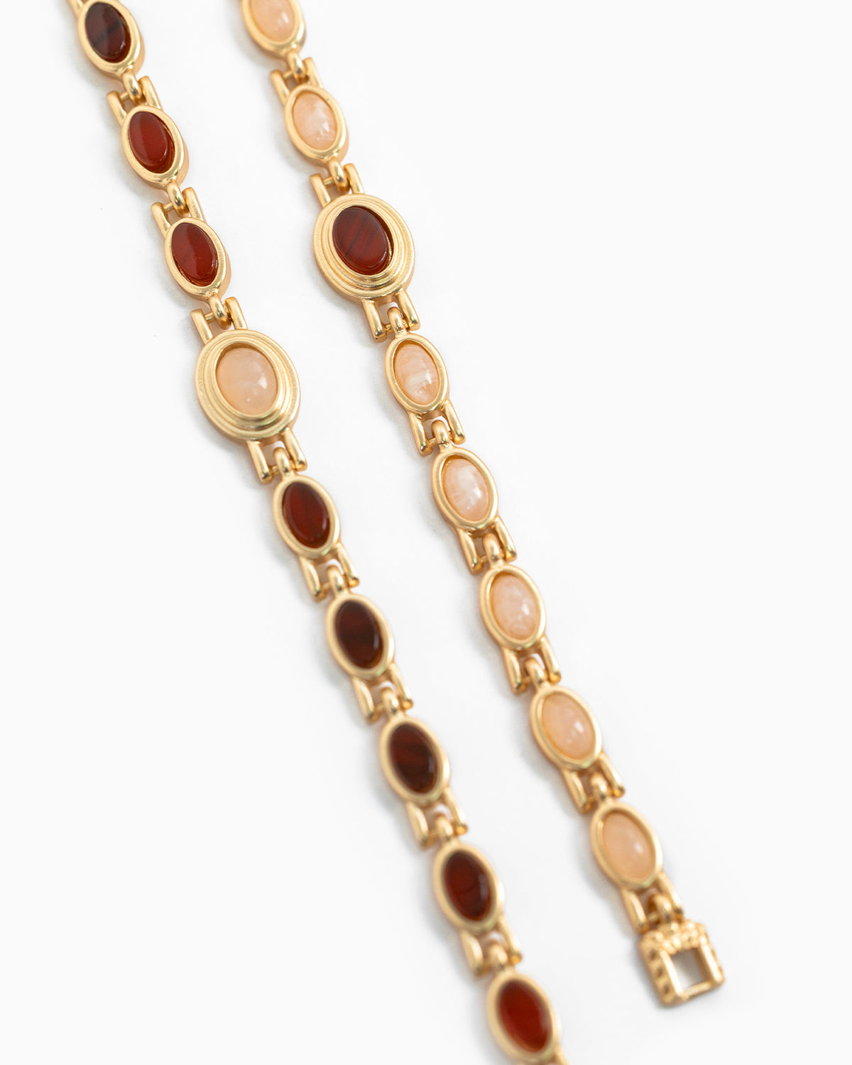Oval Stone Vintage Holiday Bracelet-3