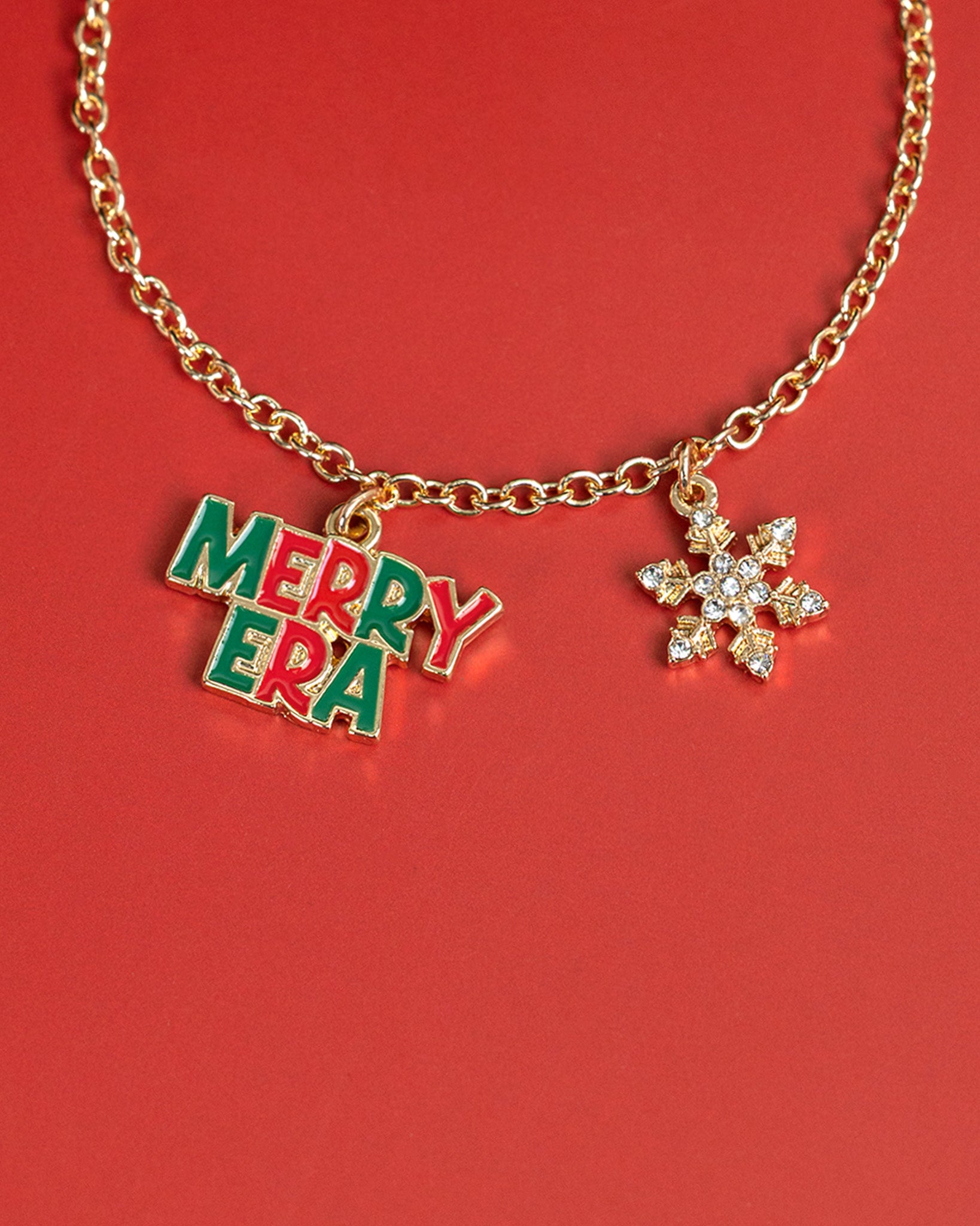 Merry Era Snowflake Charm Bracelet
