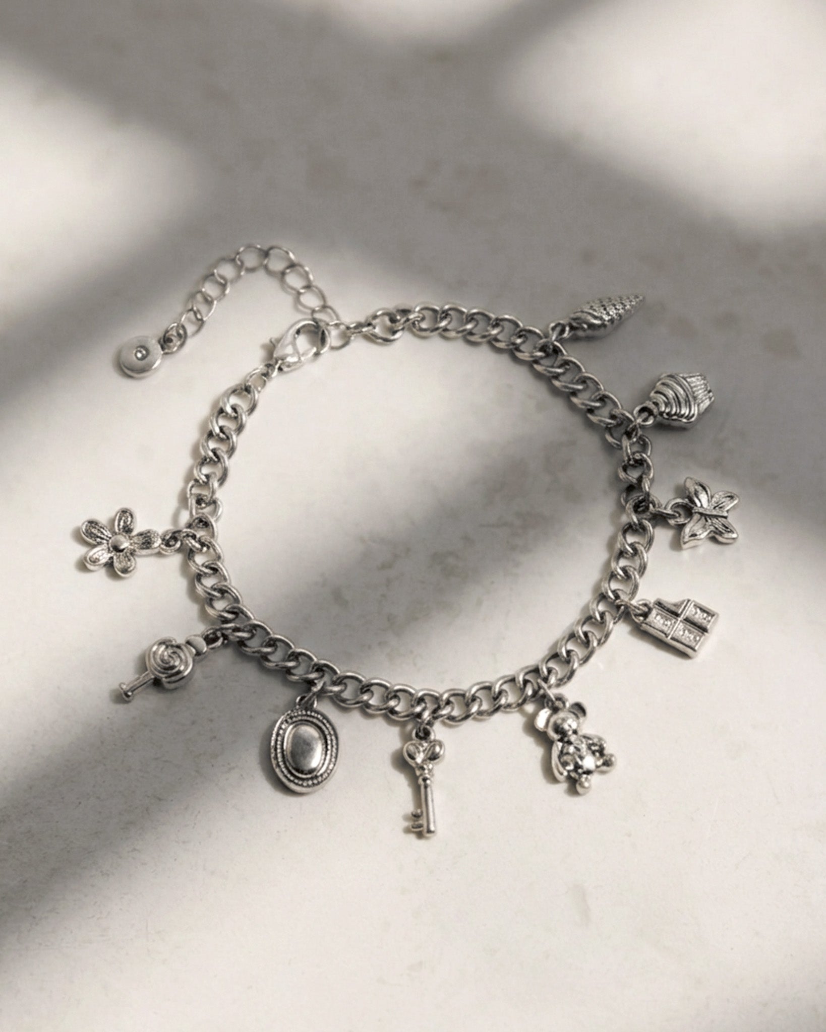 Vintage Lucky Things Charm Bracelet