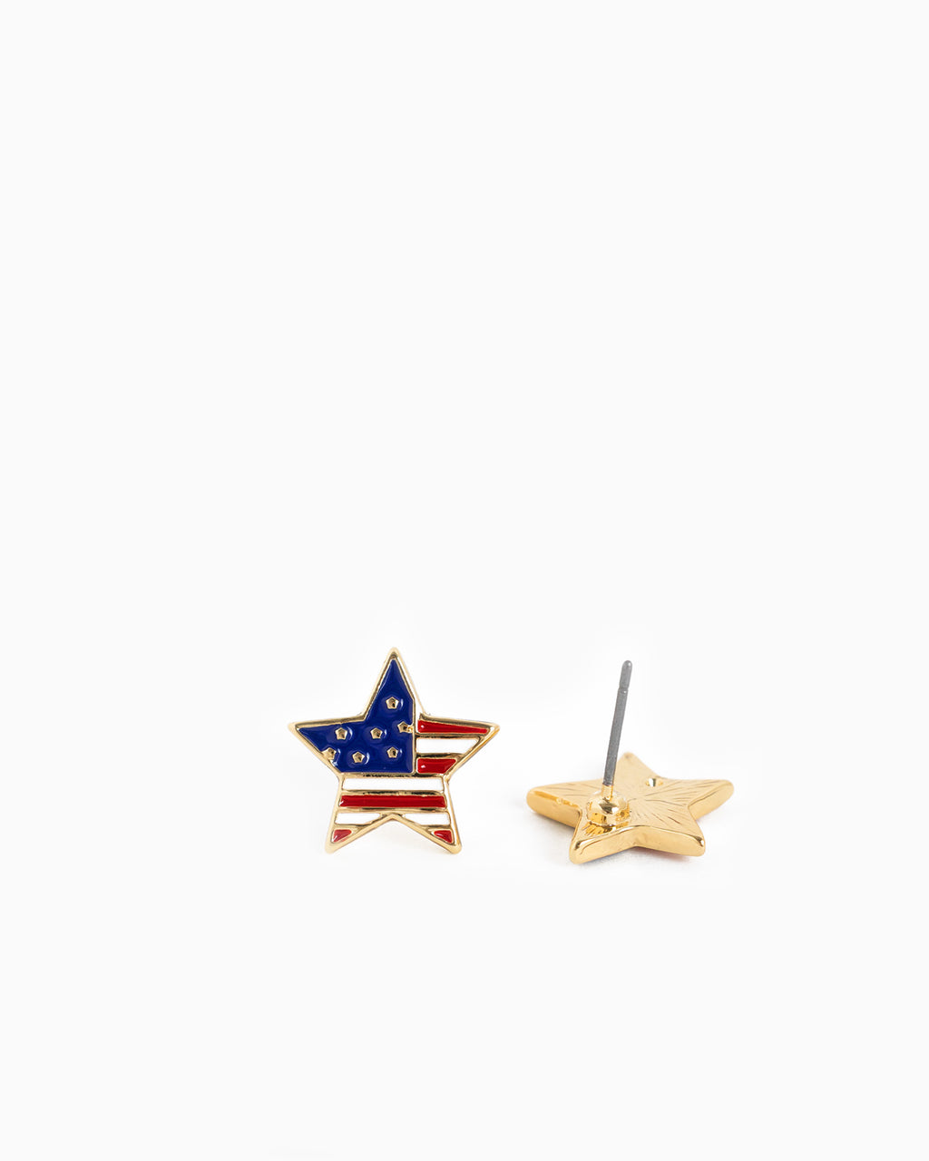 Americana Pride Star Stud Earrings