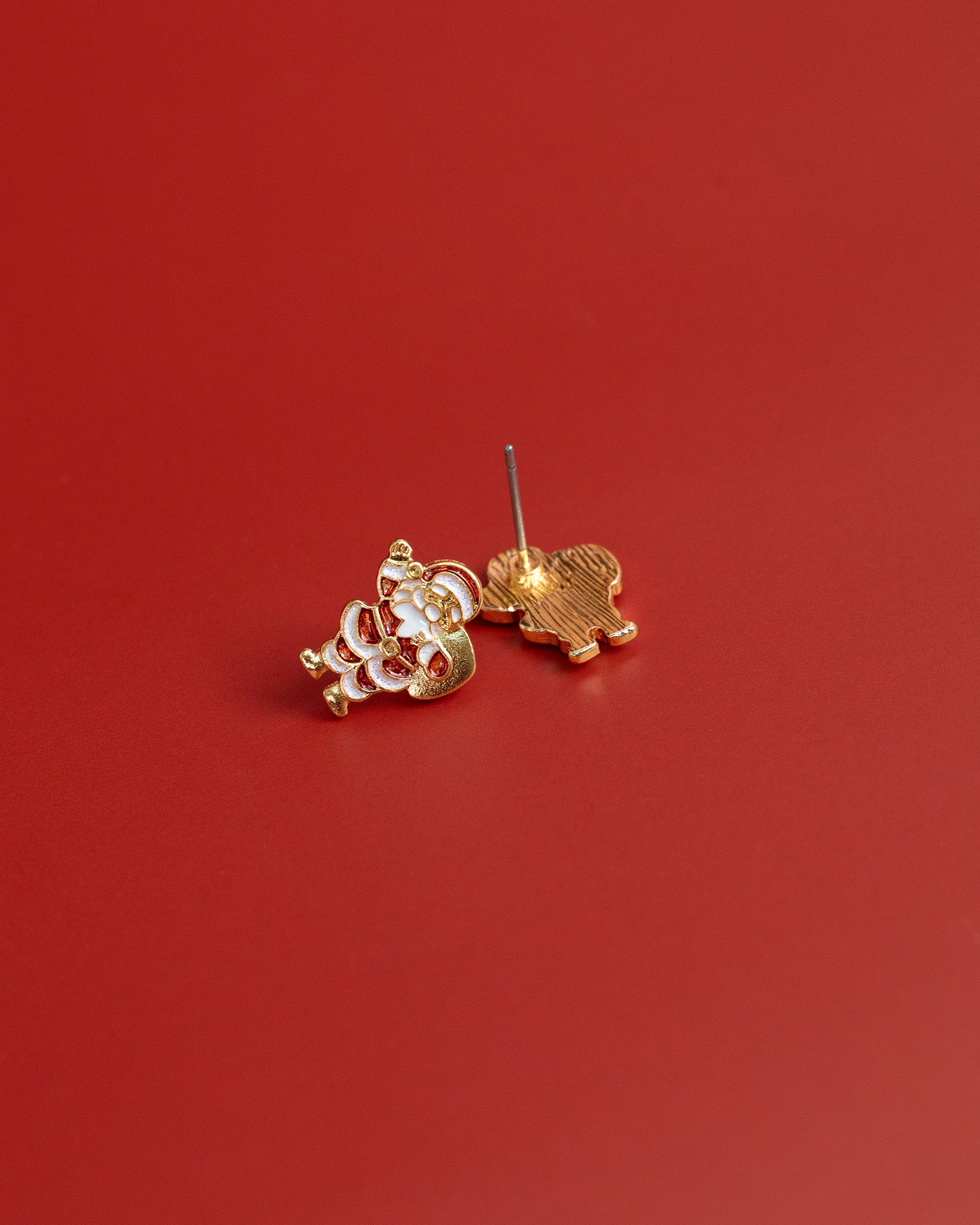Jolly Santa Claus Stud Earrings