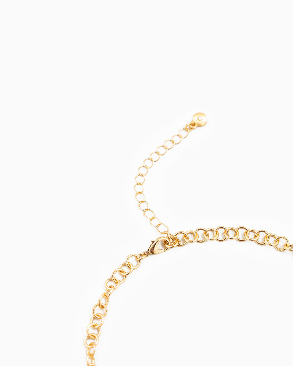 Sea Life Motif Circle Chain Charm Necklace