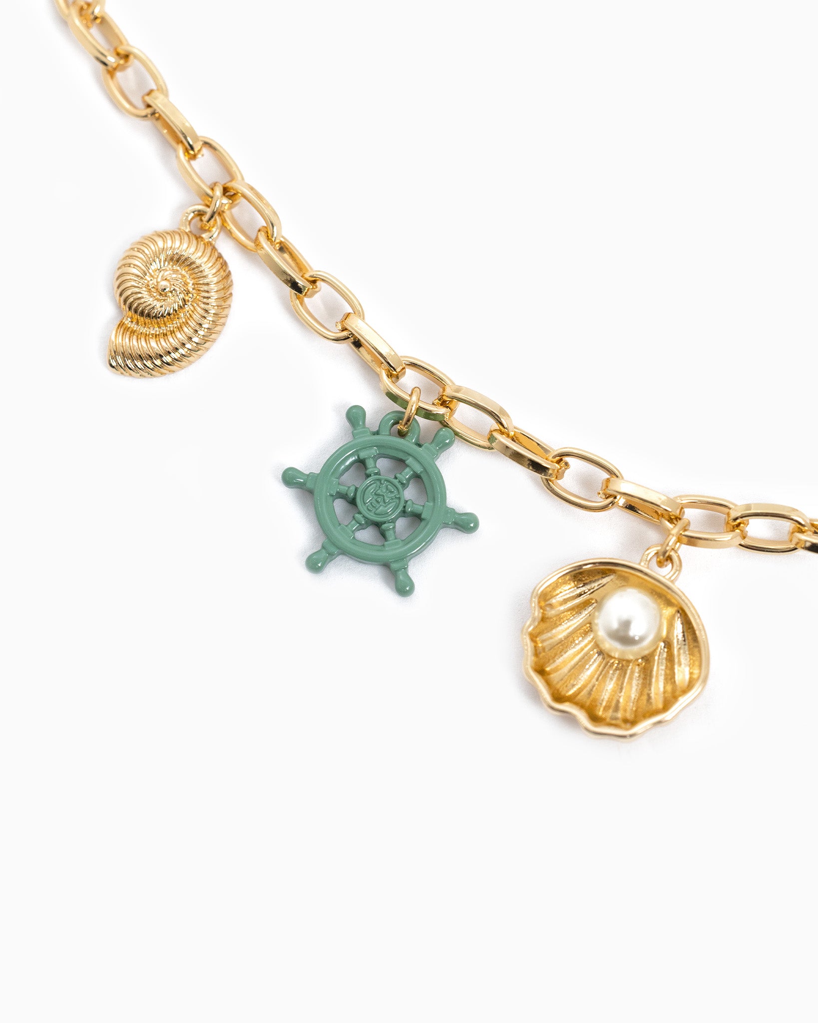 Under the Sea Life Multicolor Charm Necklace