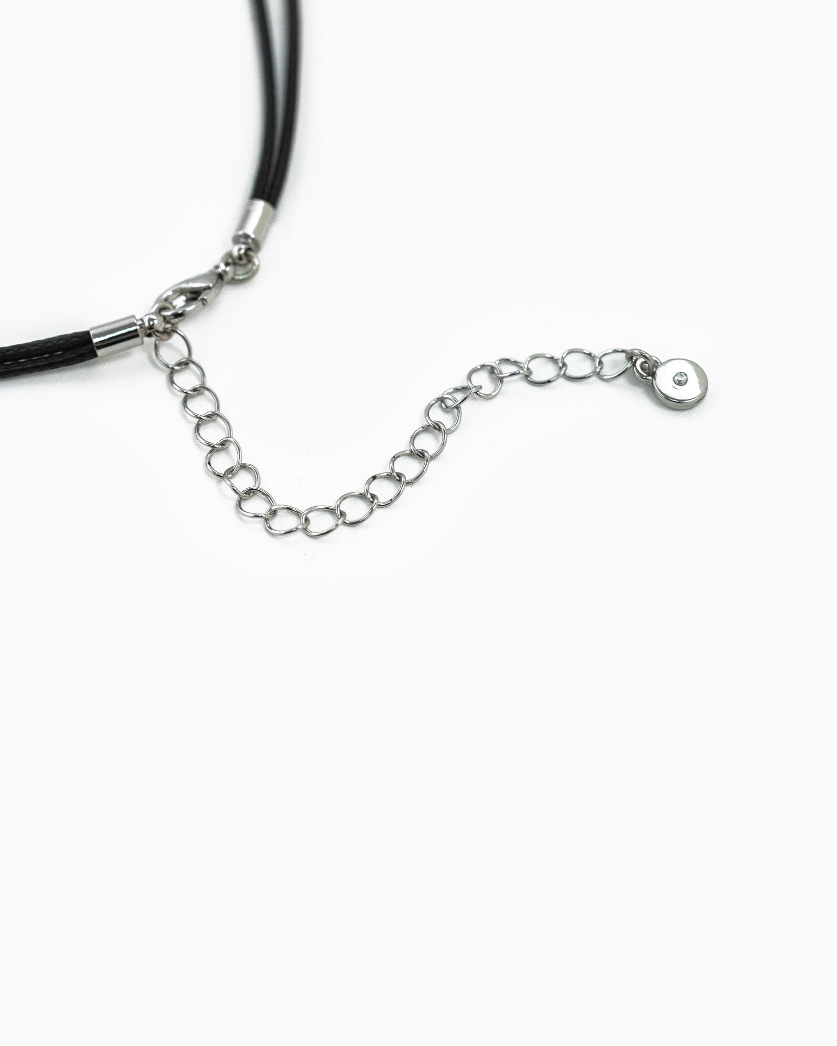 Two-Tone Double Loop Cord Necklace