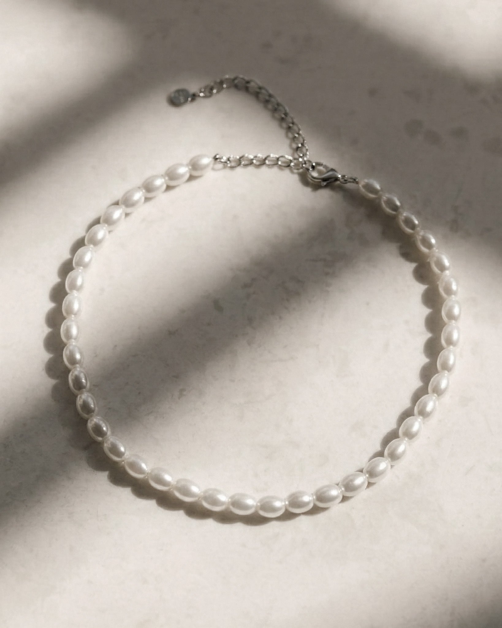 Daily Soft Pearl Choker Necklace